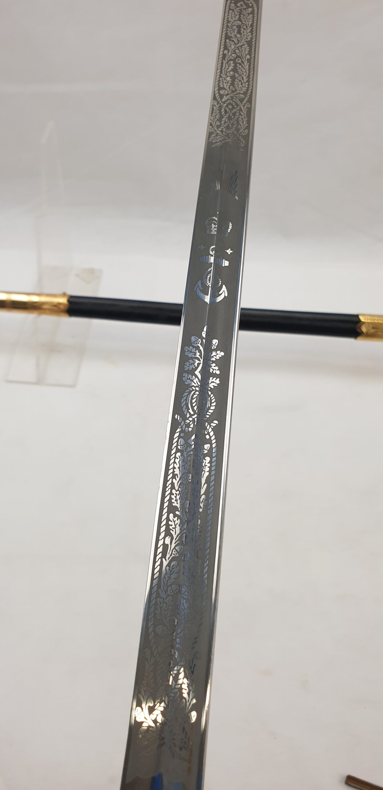 Immaculate 1827 Pattern QE2 Royal Navy Officers Sword By Firmin And Sons - Image 3