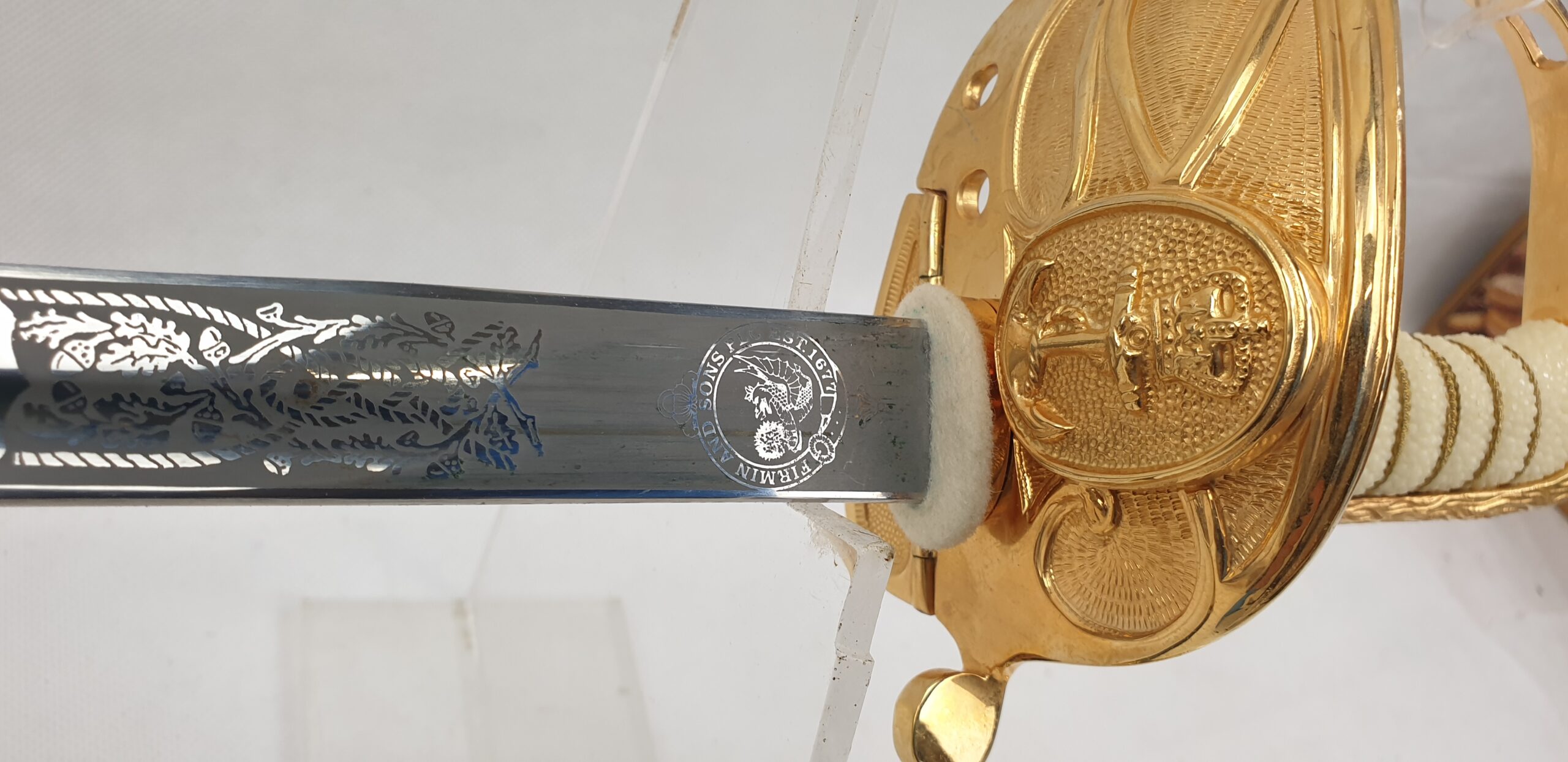 Immaculate 1827 Pattern QE2 Royal Navy Officers Sword By Firmin And Sons - Image 21