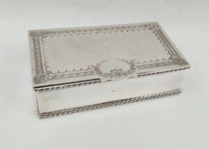 Silver Plate Cigarette Tin