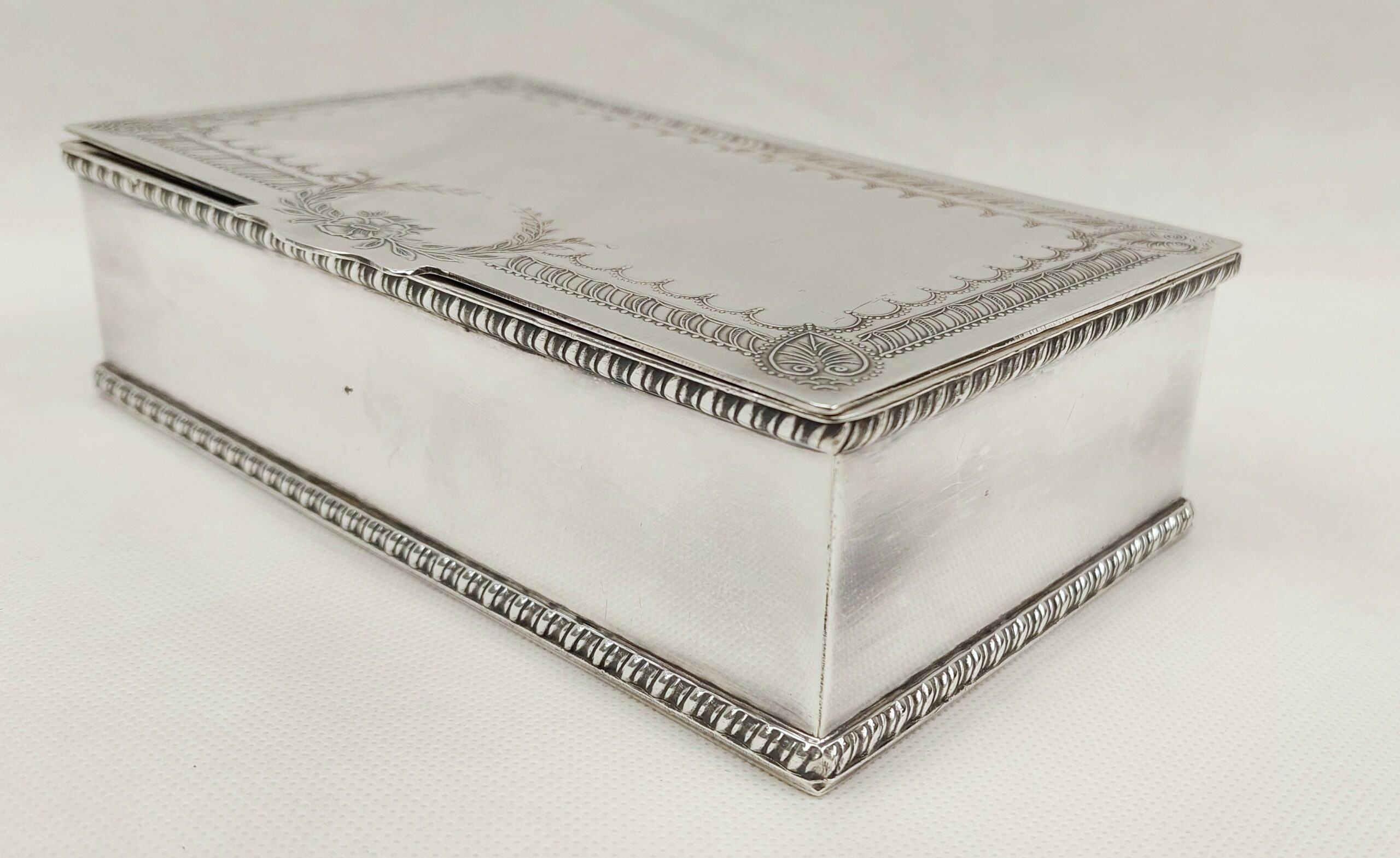 Silver Plate Cigarette Tin - Image 5