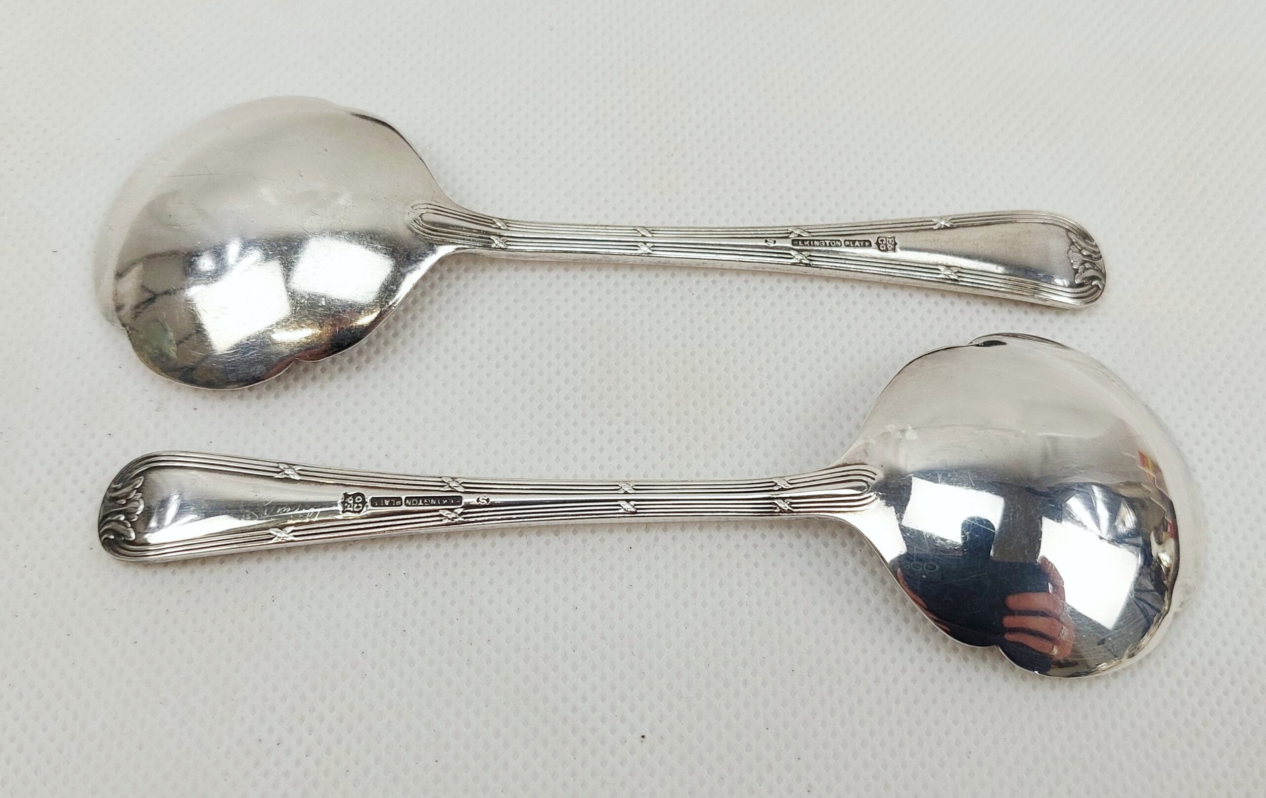 Lovely Cased Set Of Edwardian Silver Plated Spoons By Elkington - Image 4