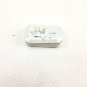 Victorian Floral Staffordshire Trinket Box