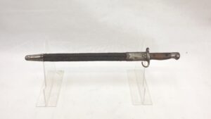 1907 Pattern SMLE Hook Quillion Ox And Bucks Regiment Bayonet And Scabbard