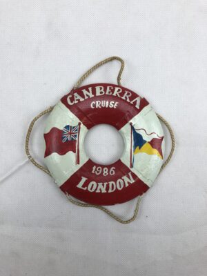 1986 Canberra Cruise London Souvenir Life Ring