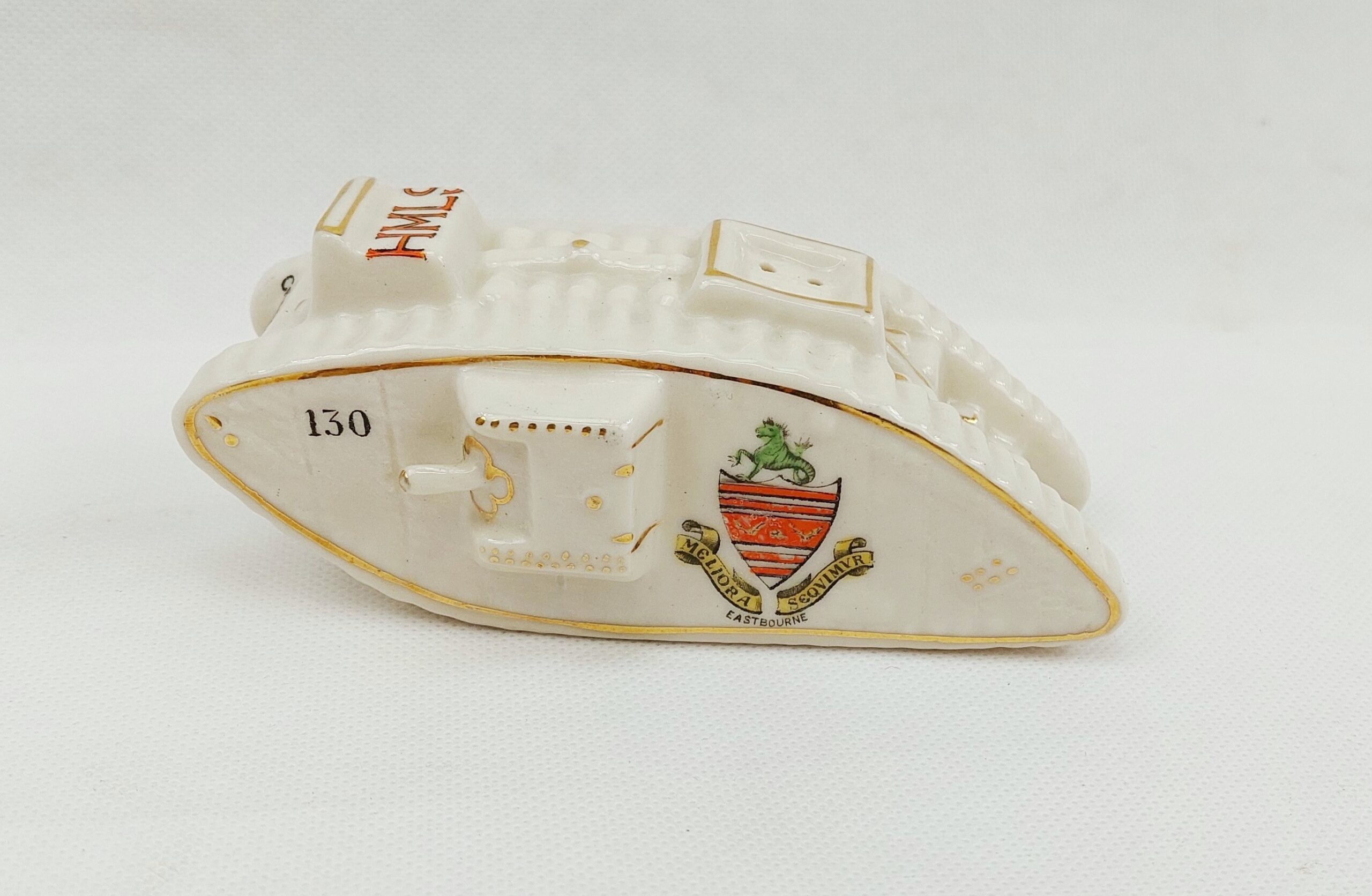 Eastbourne Crested Ware WW1 Tank By Carlton China