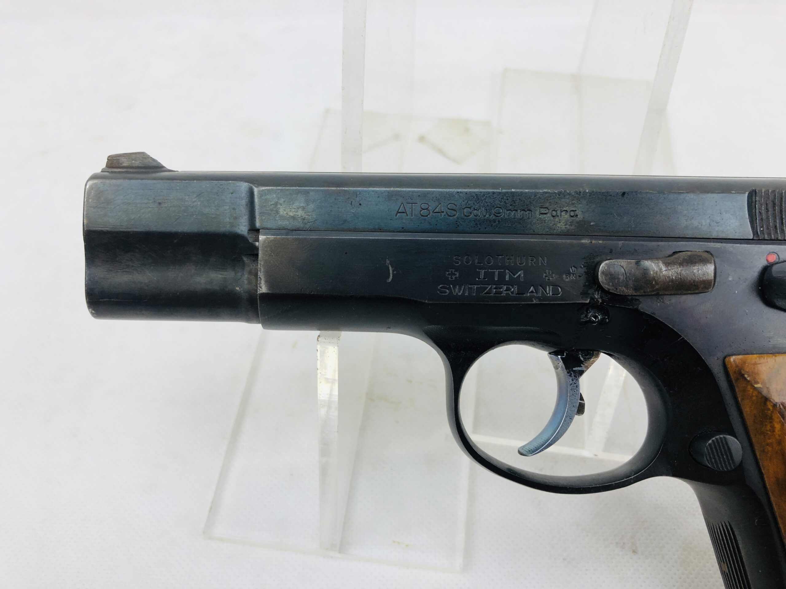 Deactivated Swiss AT84S cal 9mm Semi-Auto Pistol - Image 3