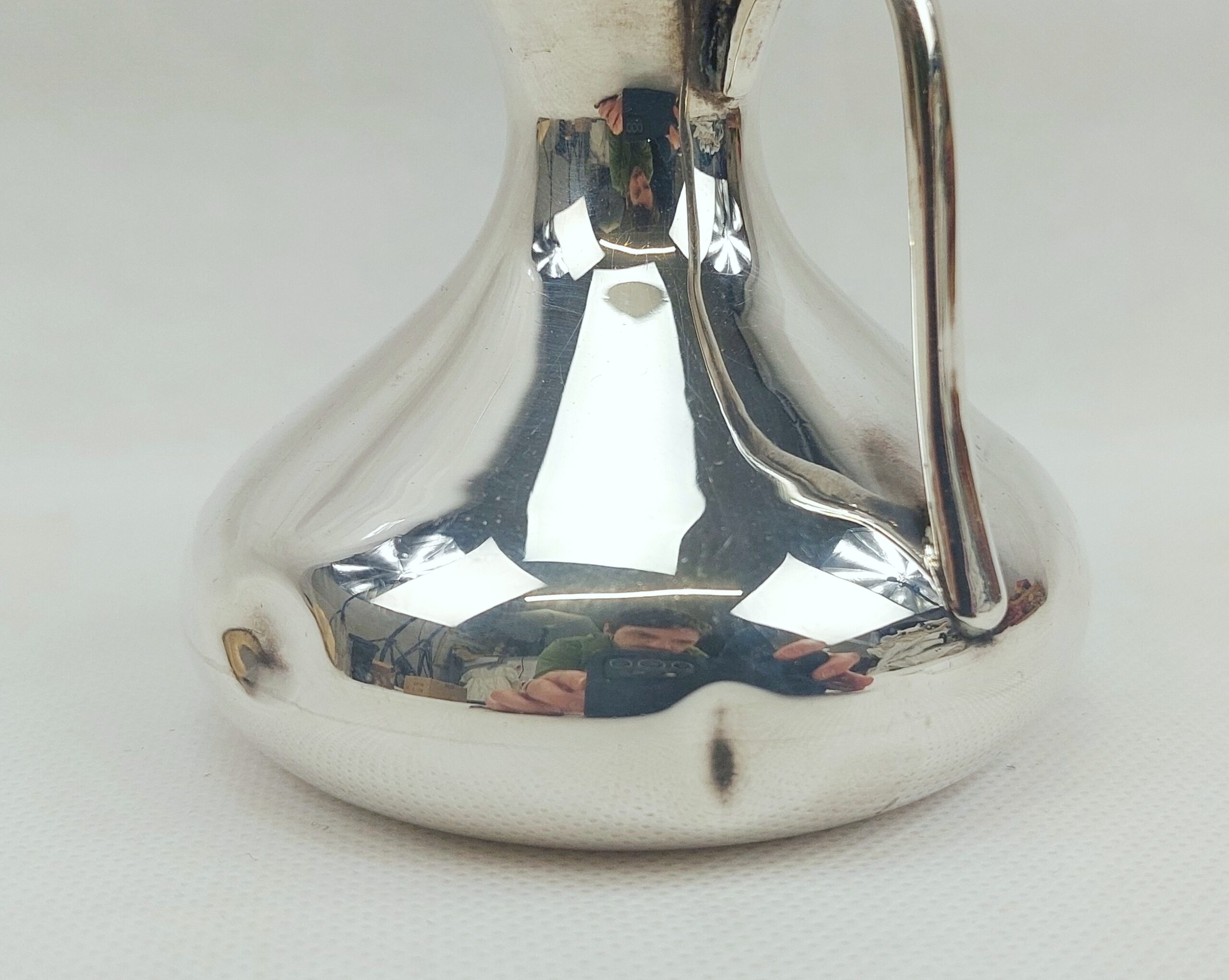Small Sterling Silver Water Jug – Birmingham 1907 - Image 6