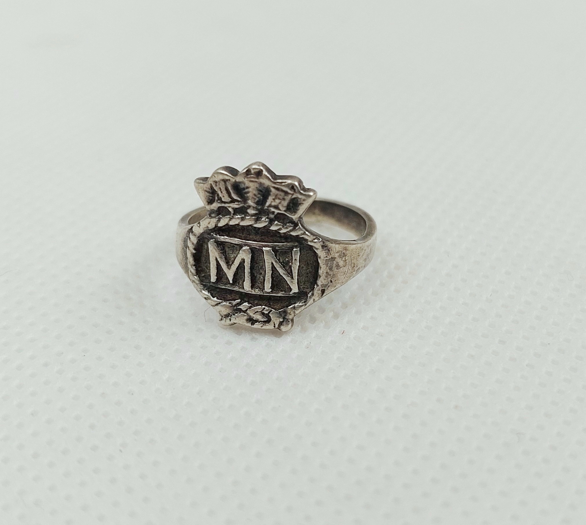Sterling Silver Merchant Navy Ring