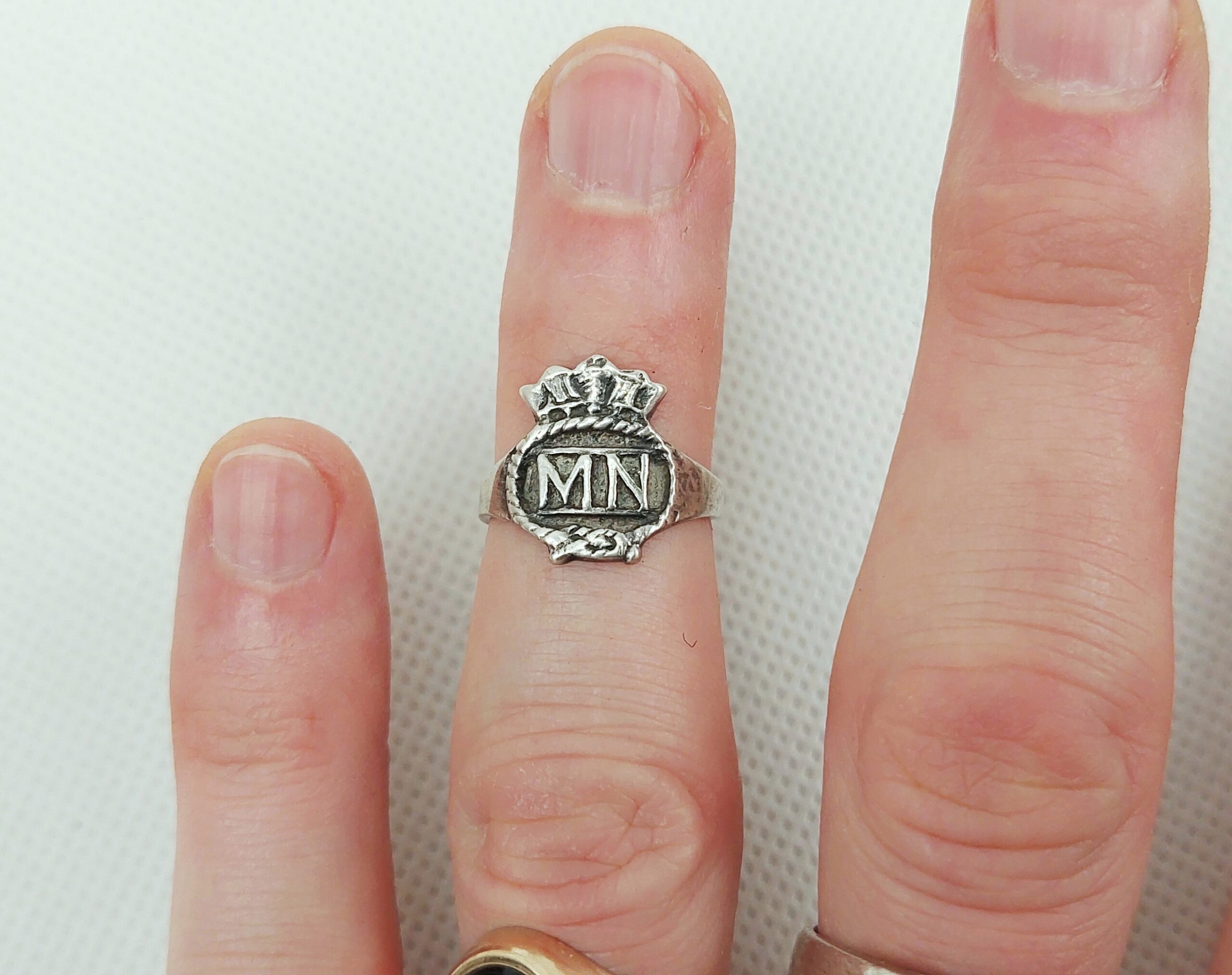 Sterling Silver Merchant Navy Ring - Image 5