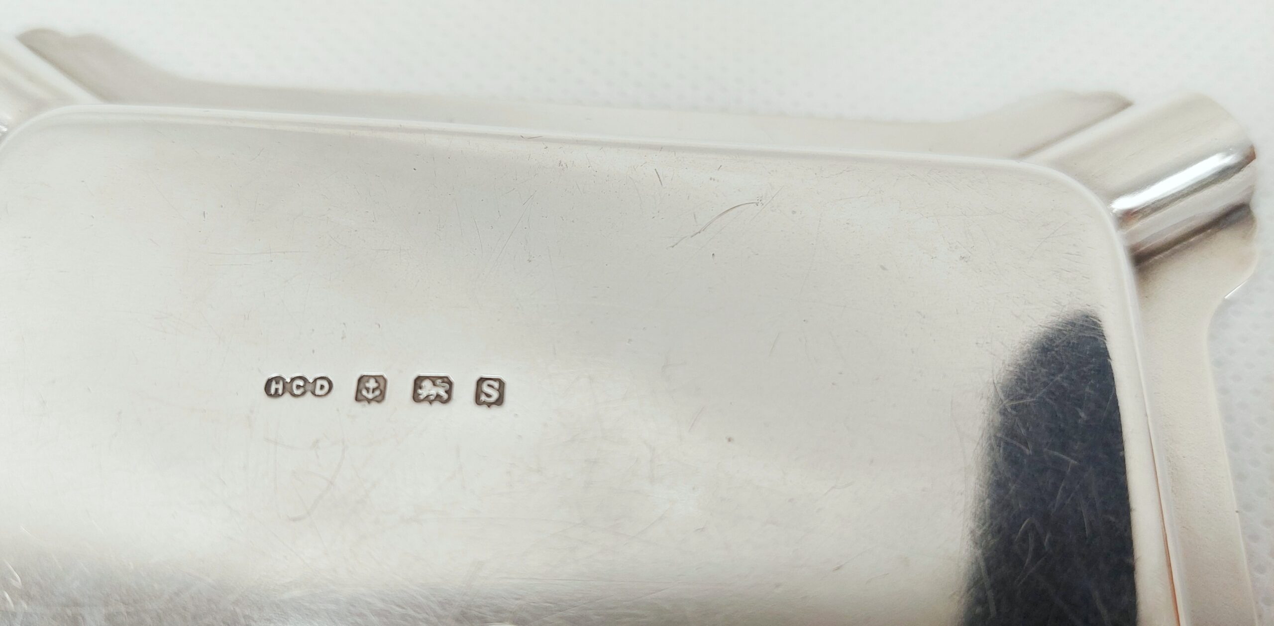 Sterling Silver Ashtray Birmingham 1917 - Image 5