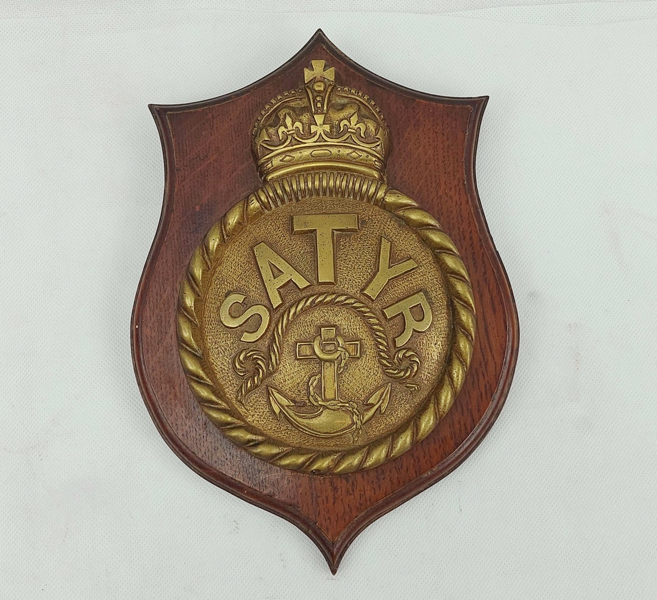 HMS Satyr (1916) Bronze Wardroom Badge R-Class Destroyer
