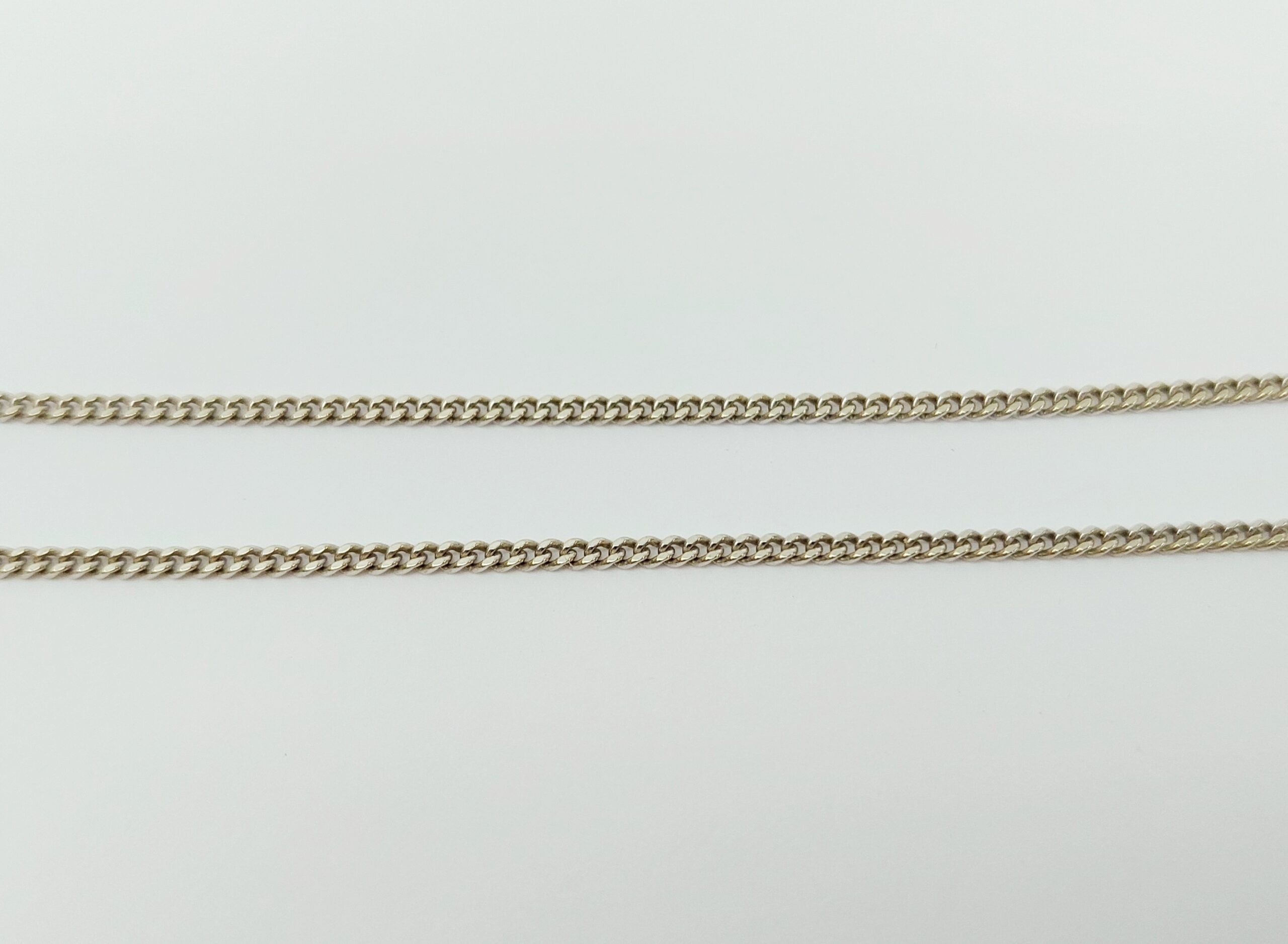 18ct White Gold Ruby Pendant on 9ct White Gold Chain – 19 Inches - Image 4