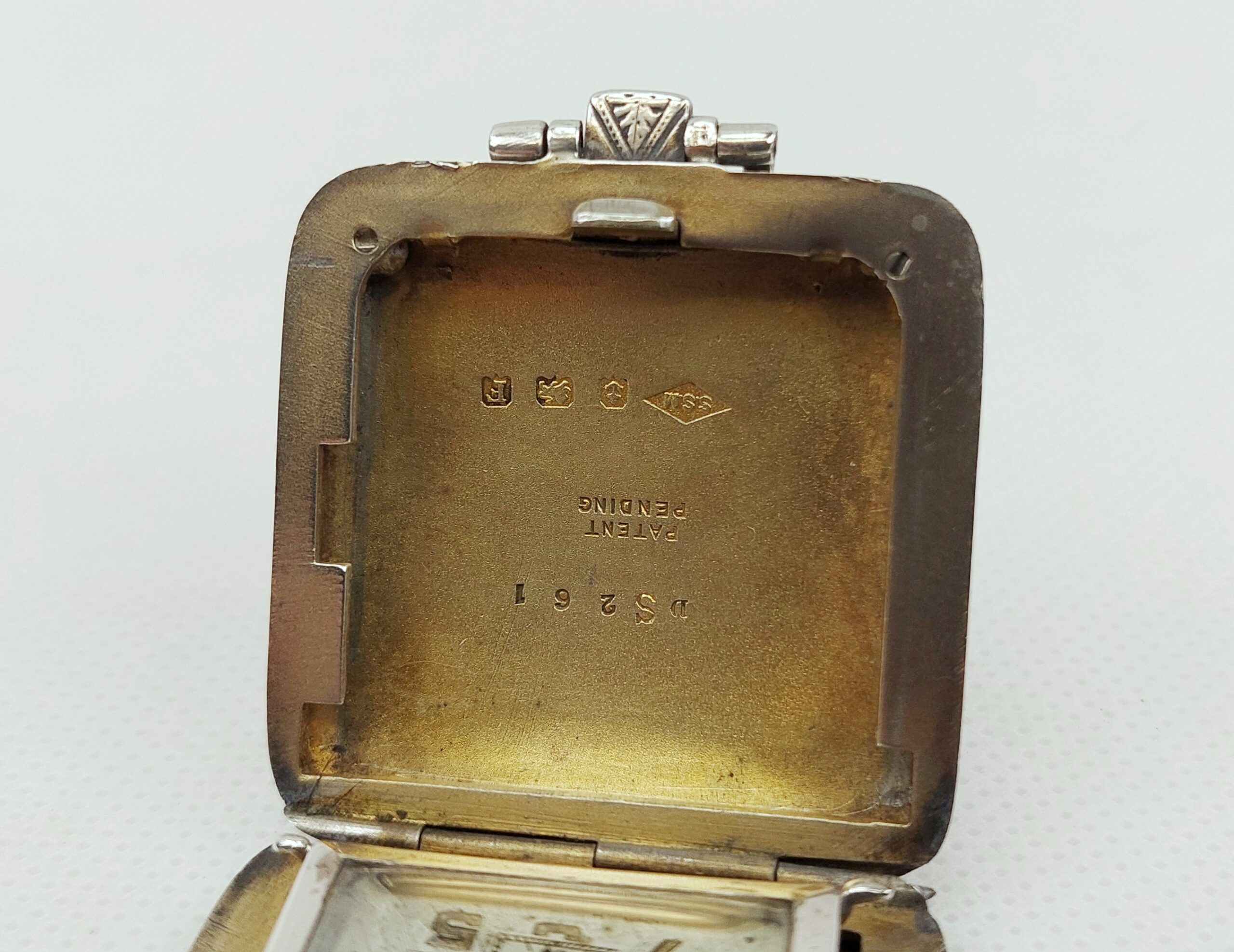 Art Deco Ladies Purse Watch Travel Clock By S.S.M. – Birmingham 1930 - Image 5