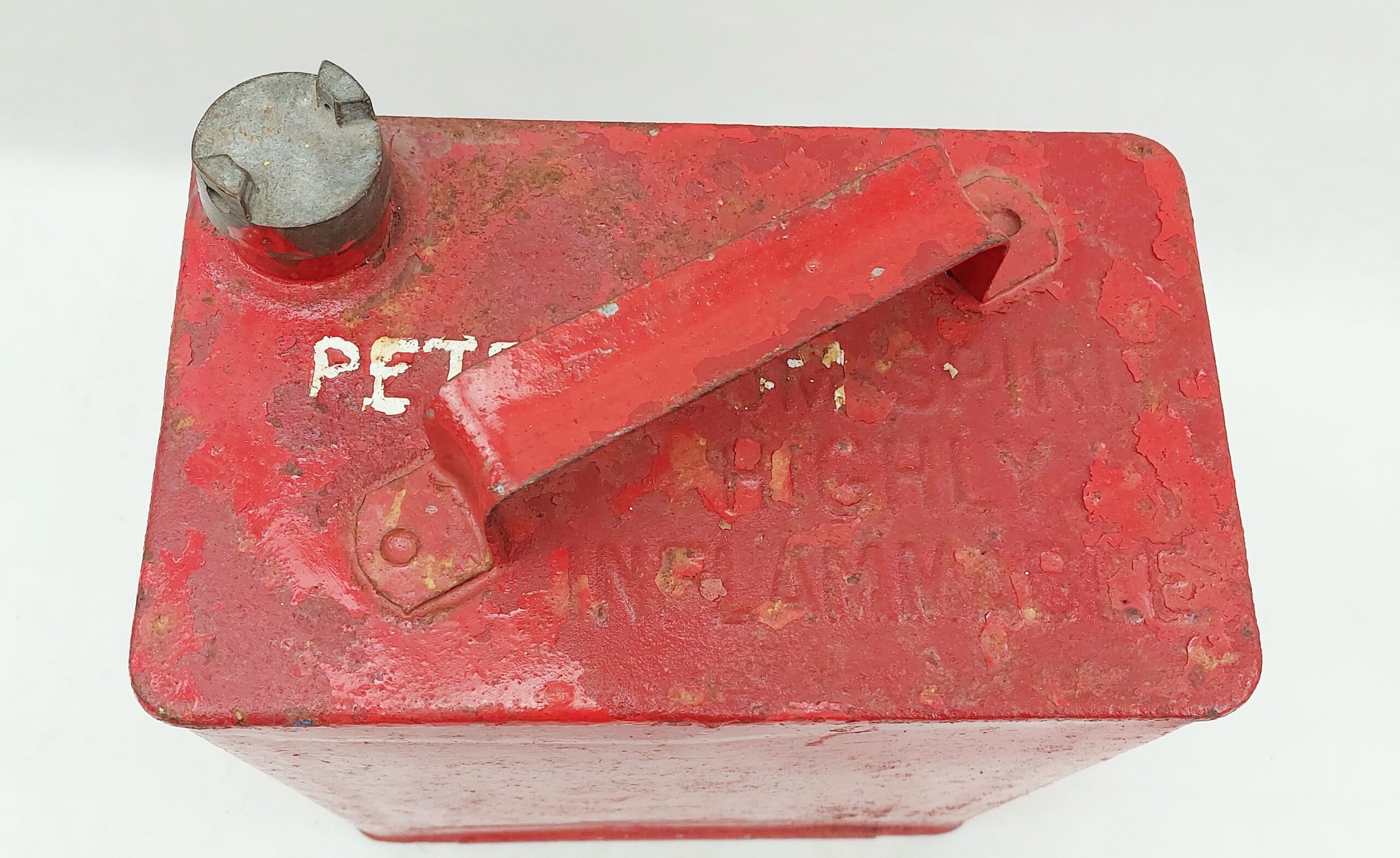 Vintage Red SM & BP Petrol Can - Image 3