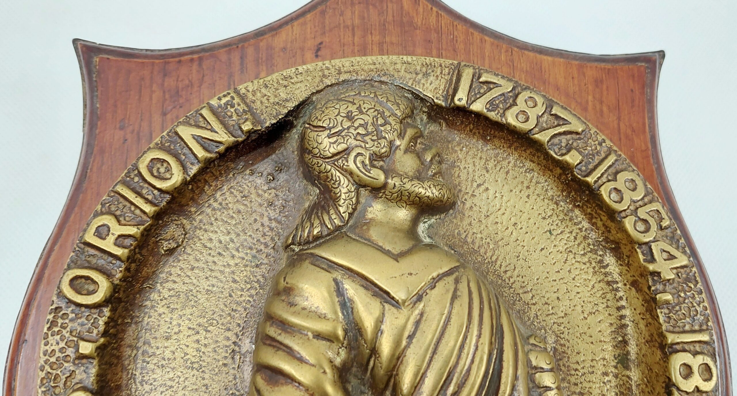 HMS Orion (1910) Bronze Wardroom Badge Orion Class Dreadnought Battleship - Image 2