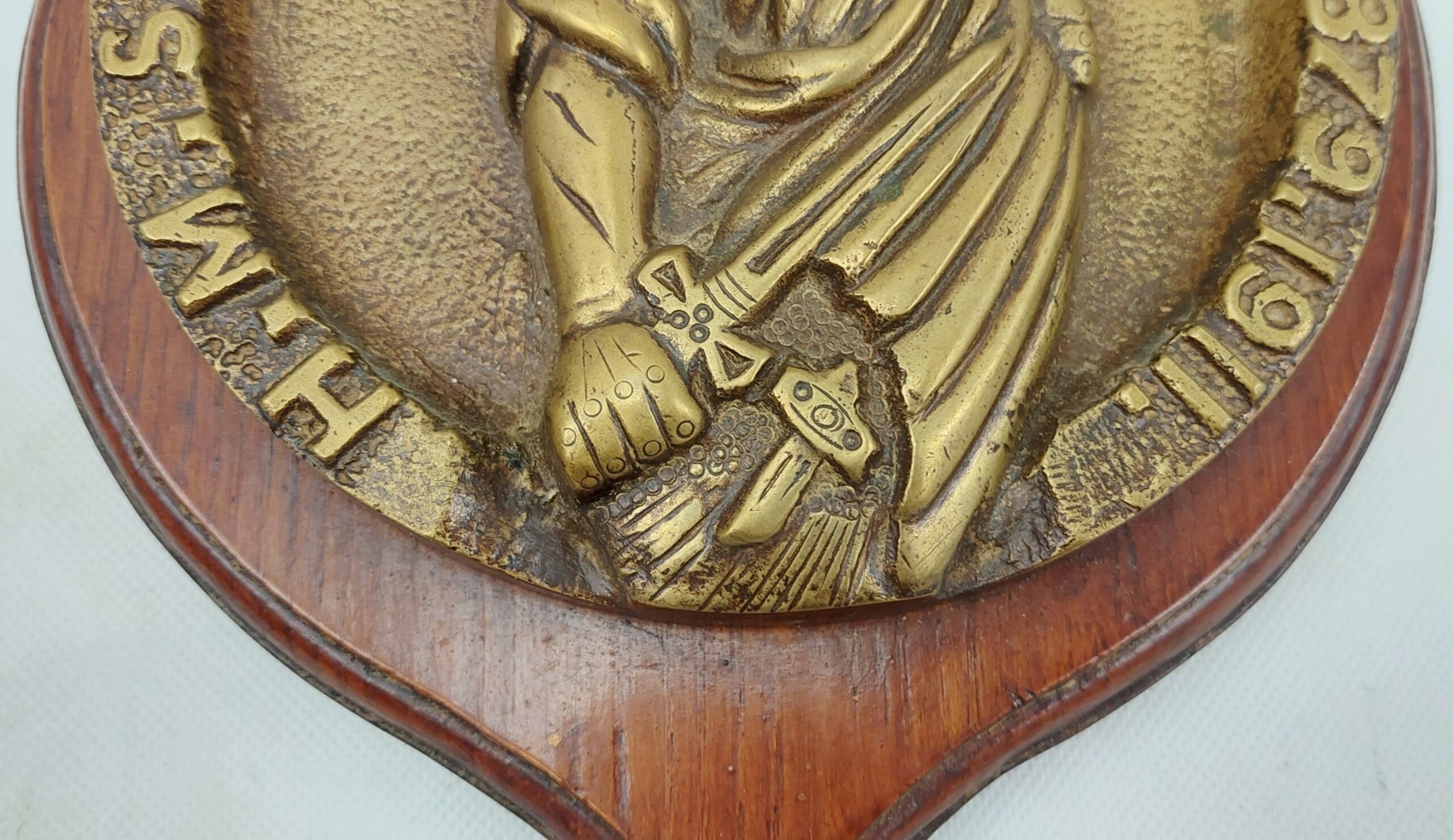 HMS Orion (1910) Bronze Wardroom Badge Orion Class Dreadnought Battleship - Image 3