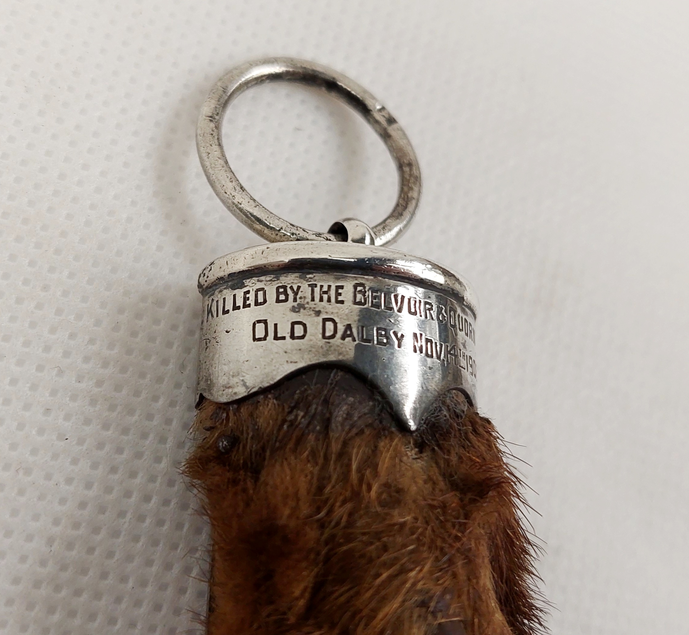 c1908 Silver Mounted Otters Foot by Rowland Ward - Image 3