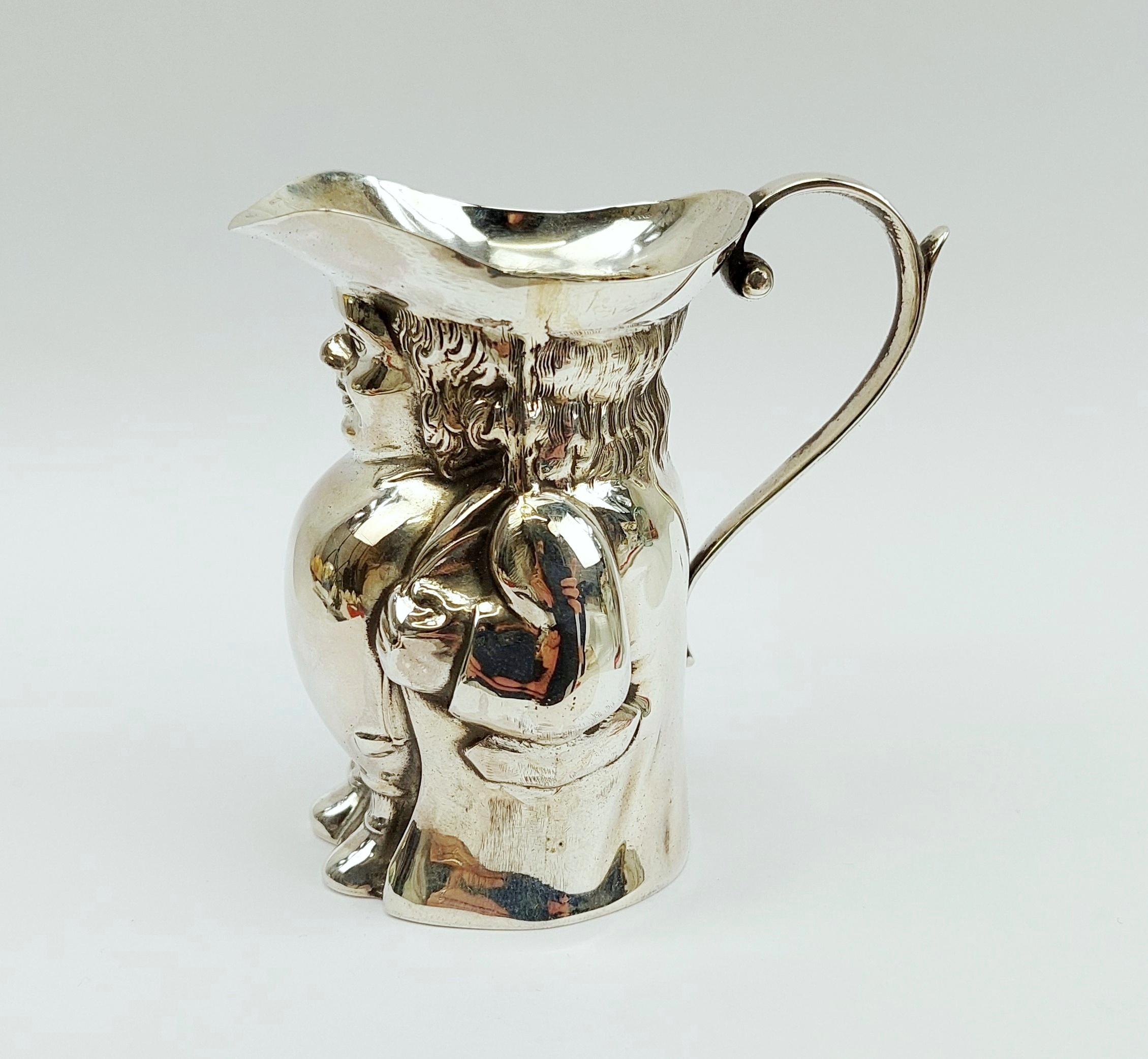 Miniature Silver Toby Jug by William Davenport c1890 - Image 2