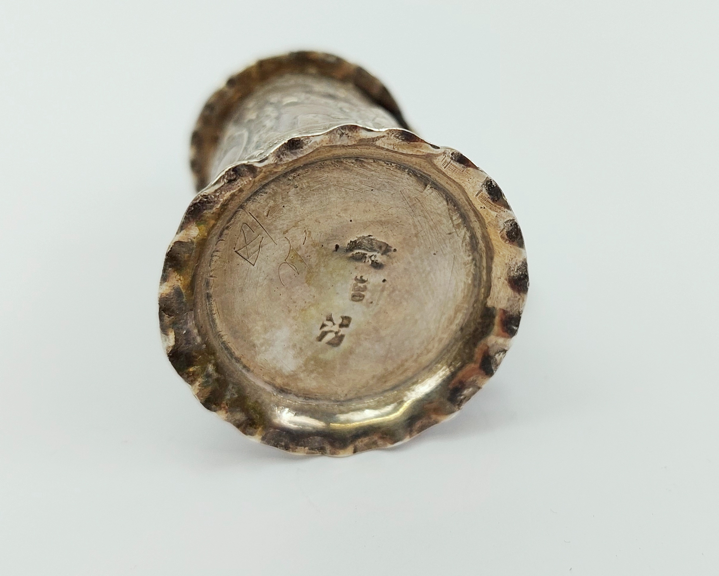 Miniature Sterling Silver Tankard With Owl by Samuel Boyce Landeck c1904 - Image 7