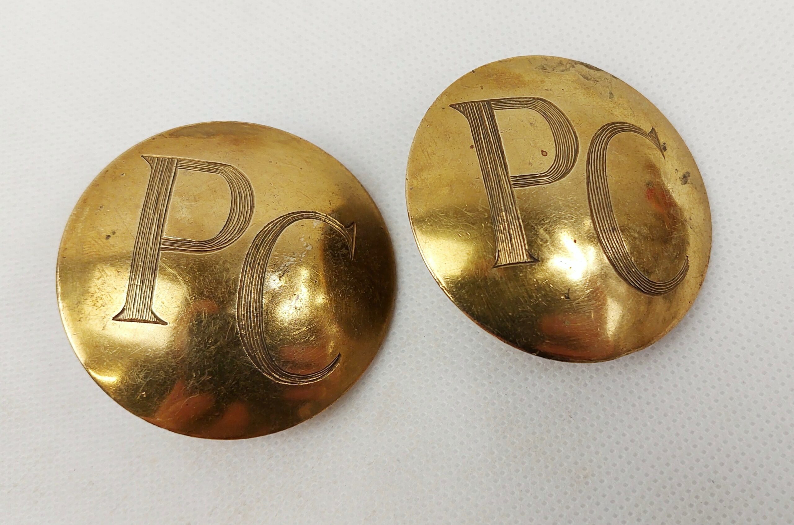 Pair of Police Constable Cape Buckles - Image 2