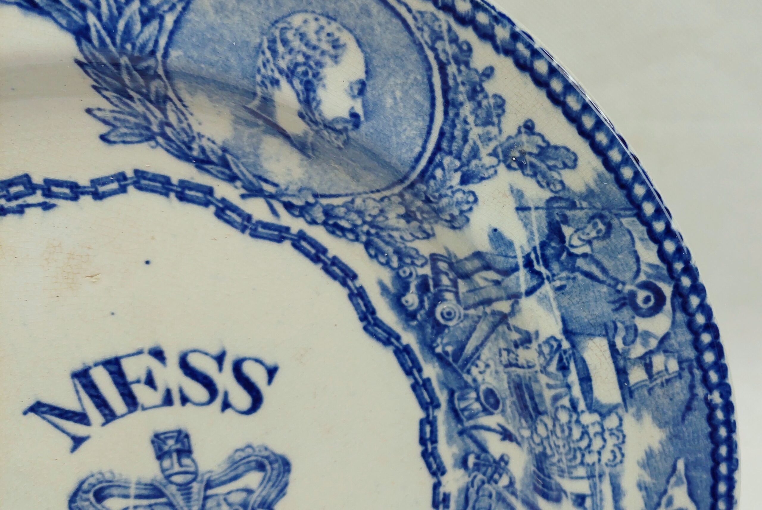 Edwardian Royal Navy Mess Plate No.42 by Bovey Tracey - Image 5