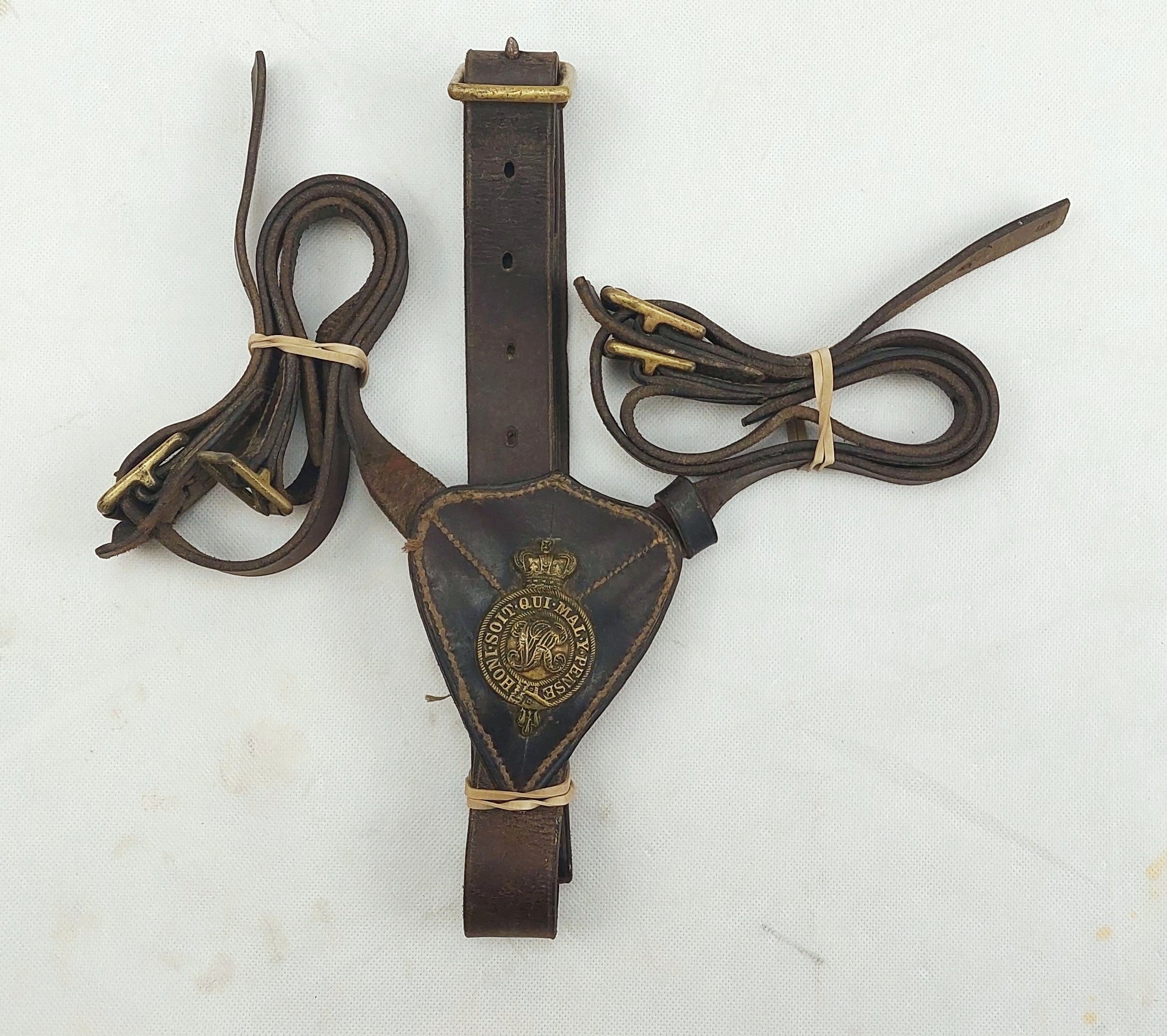 Victorian Military Cavalry Royal Horse Guards Tack c1880 - Image 2