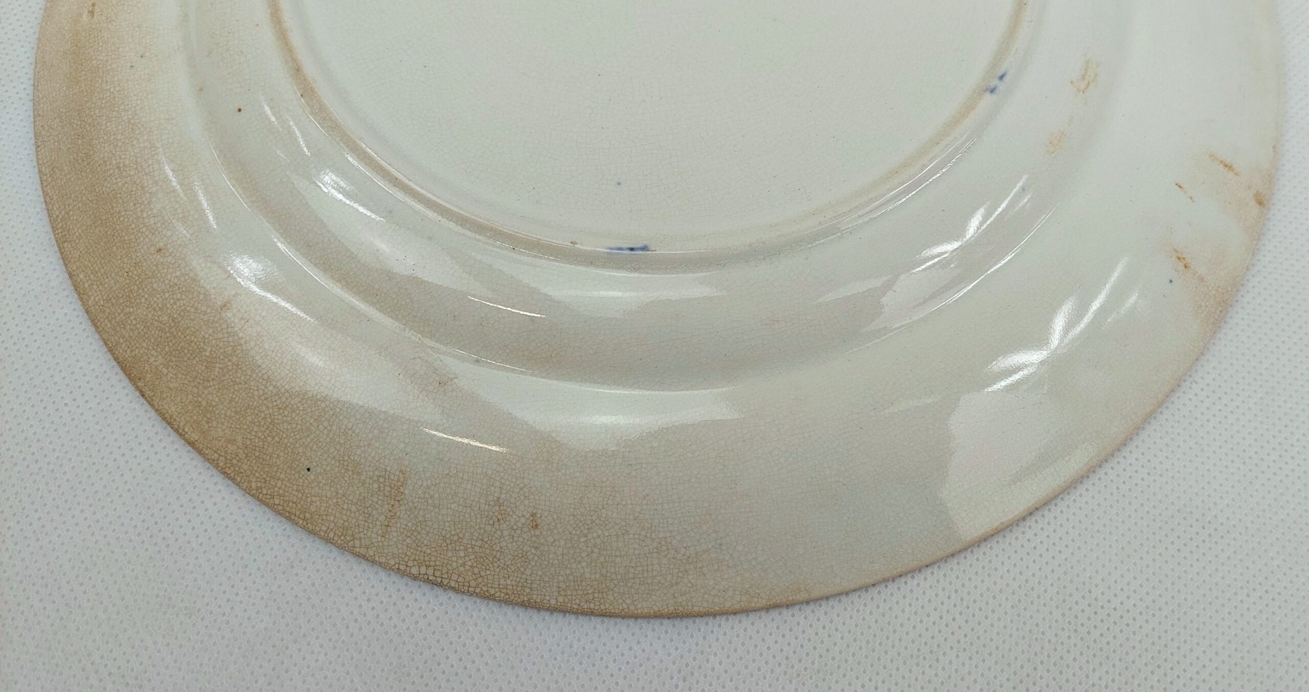 Royal Navy Victorian Young Queens Head Mess Plate No 2 - Image 5