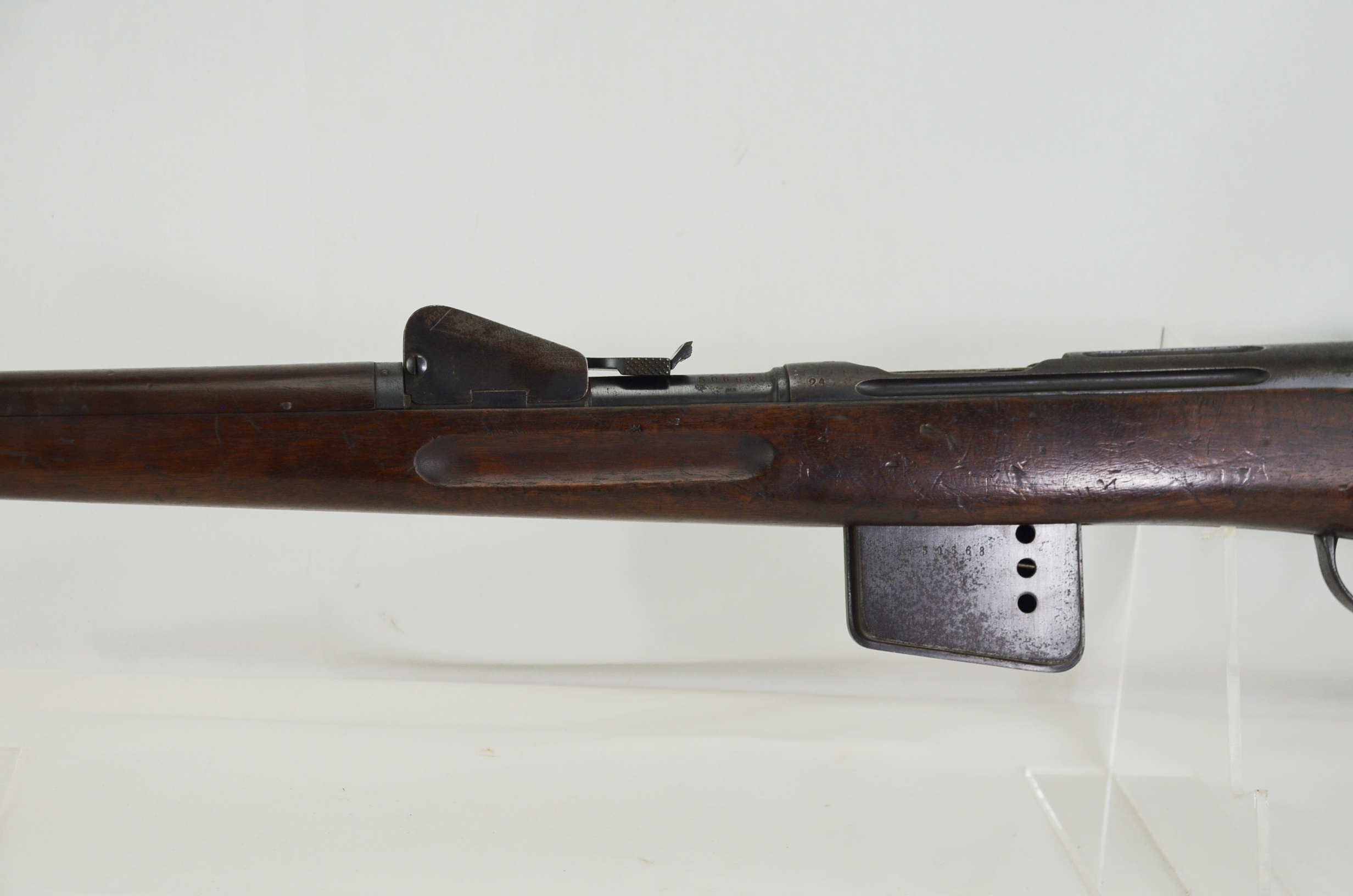 Excellent Schmidt Rubin Model 1889 Rifle with Bayonet Matching Numbers - Image 12