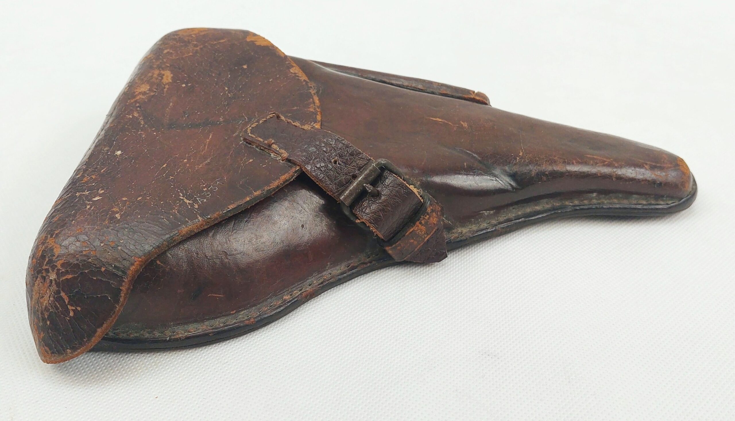 WW1 1916 Dated Leather Luger PO8 Holster By A Schwalbe Of Berlin - Image 7