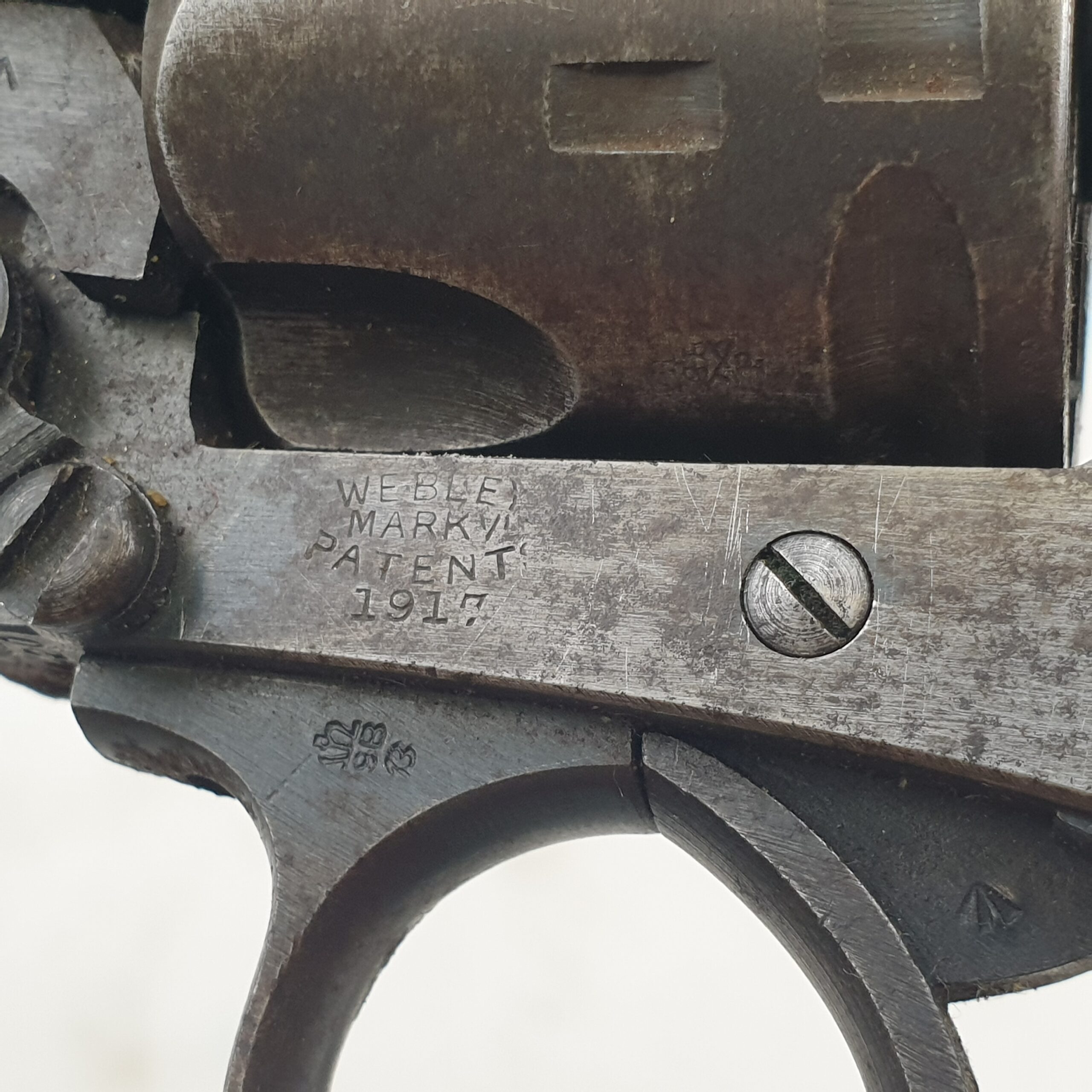 WW1 British 1917 Dated Webley Mk IV Revolver - Deactivated - Image 10