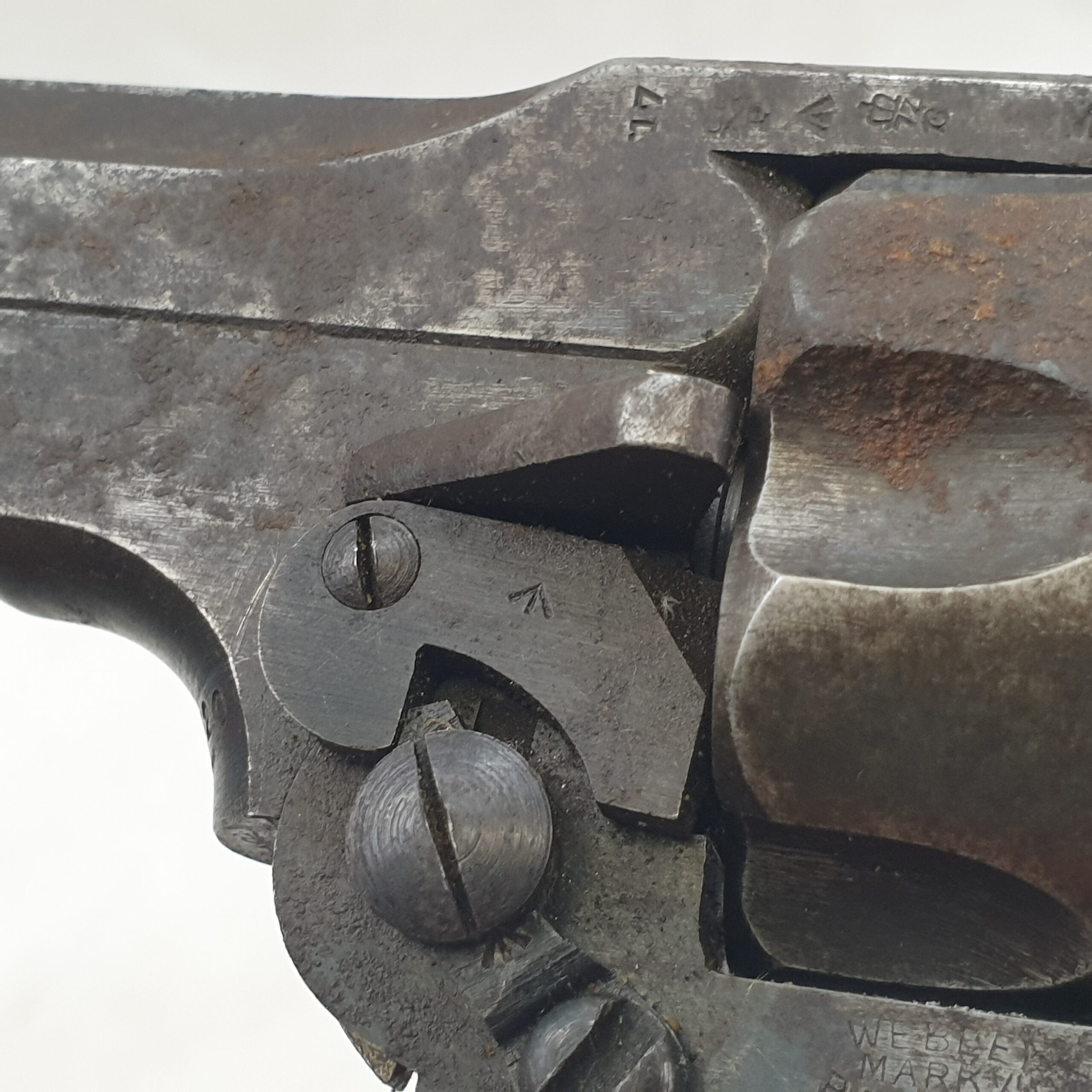 WW1 British 1917 Dated Webley Mk IV Revolver - Deactivated - Image 11