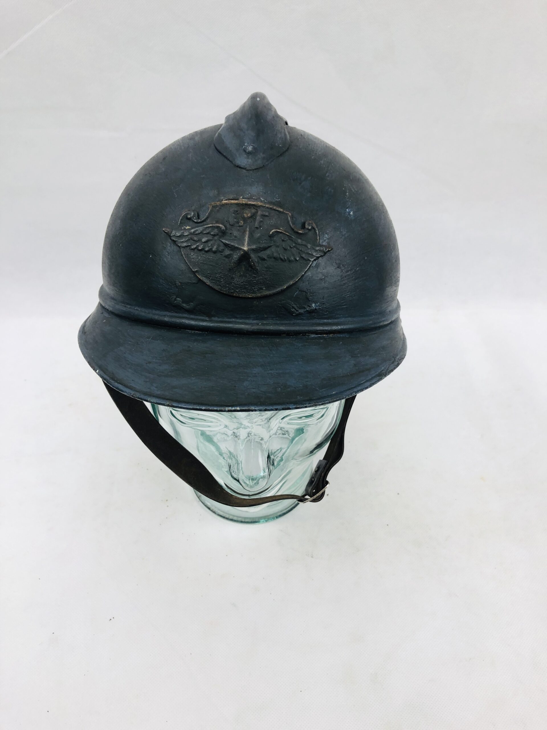 WW1 French Adrian Pattern Rare Flyers Version Helmet