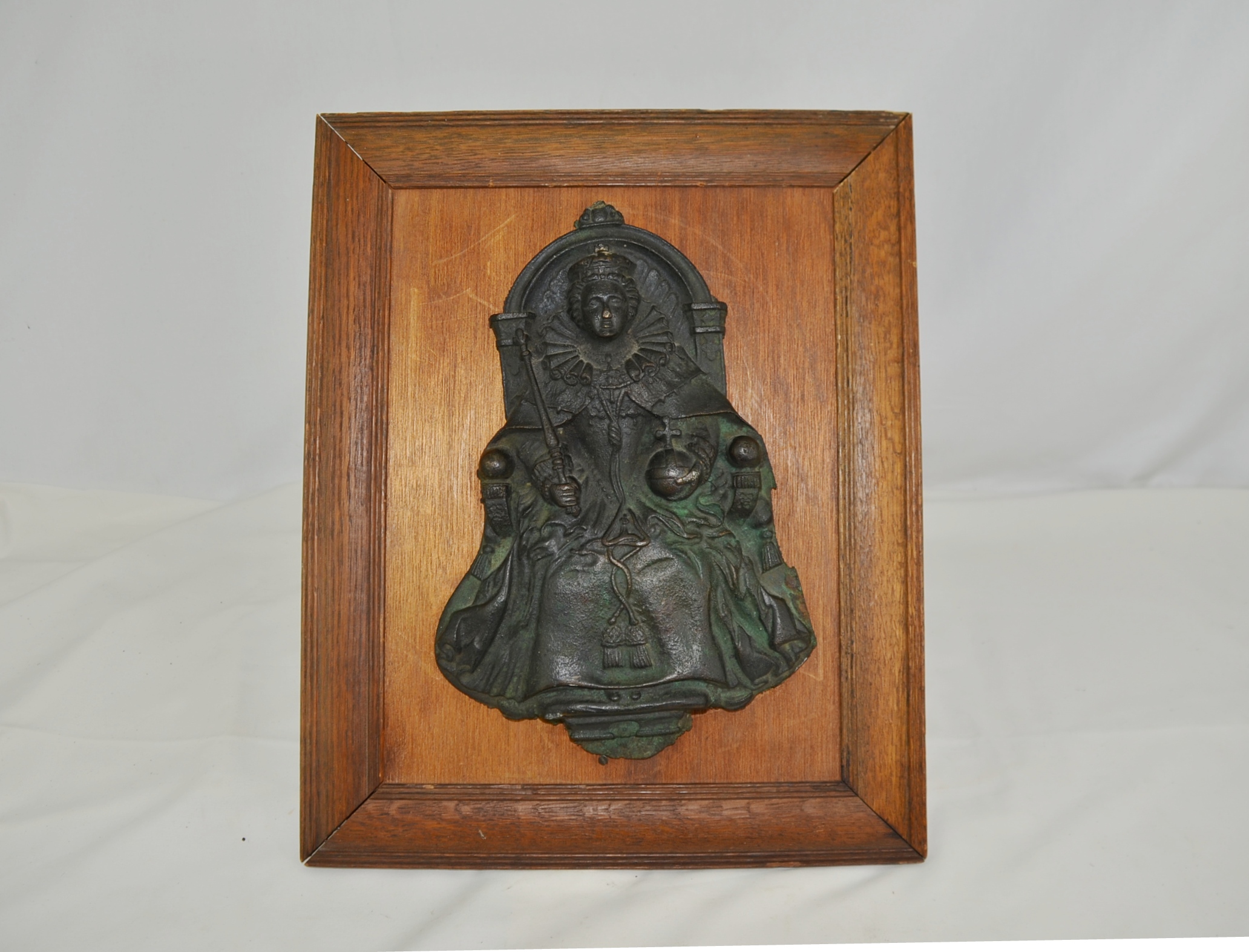 WW1/WW2 HMS Queen Elizabeth Brass Tampion