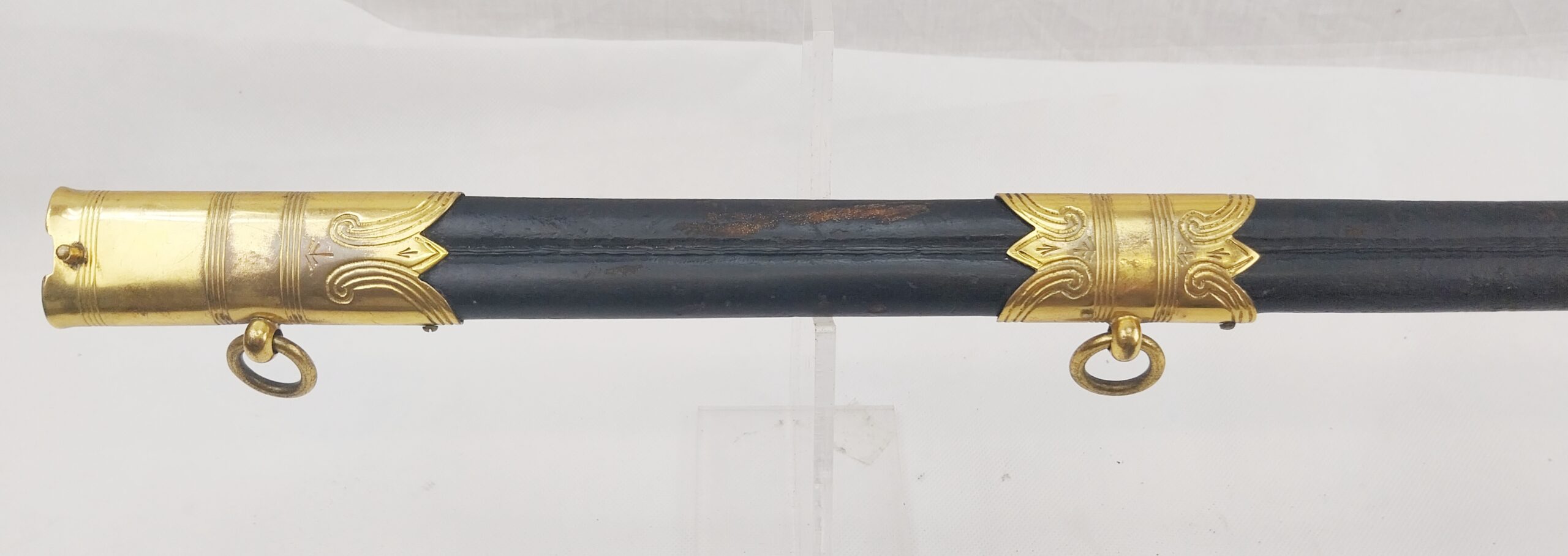 1827 Pattern Royal Navy Officers Sword and Scabbard - Image 3