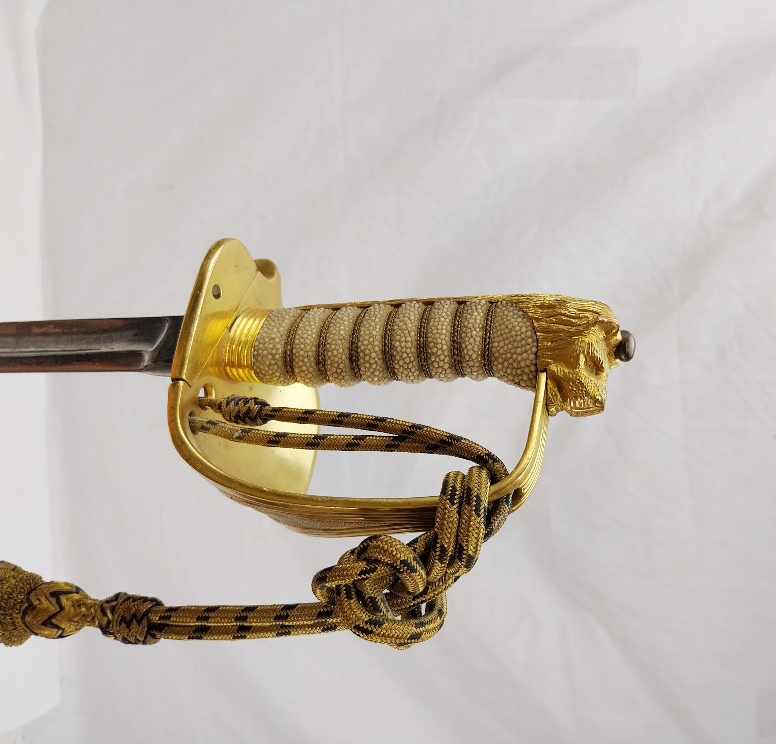 1827 Pattern Royal Navy Officers Sword and Scabbard - Image 6