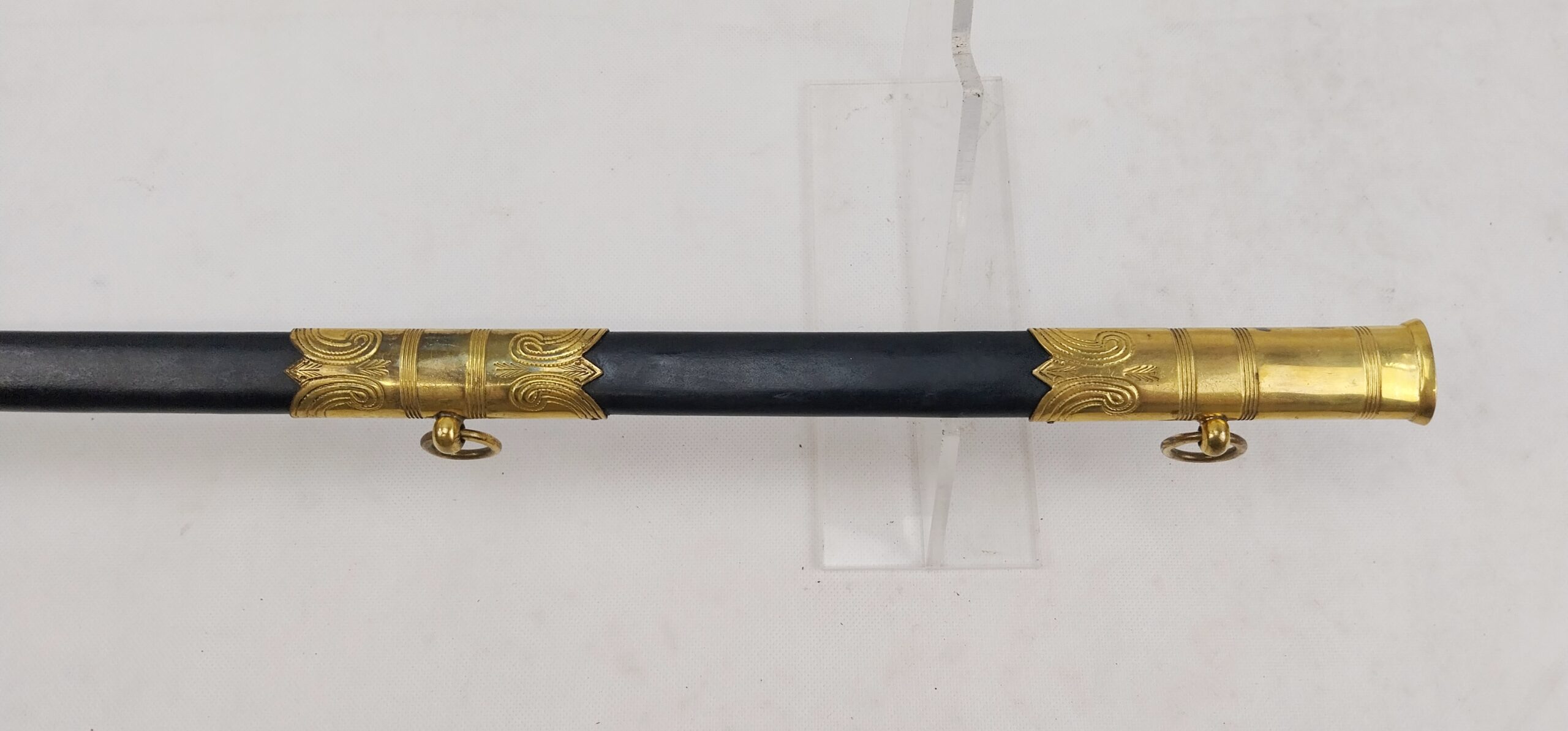 1827 Pattern Royal Navy Officers Sword with Scabbard and Case - Image 9