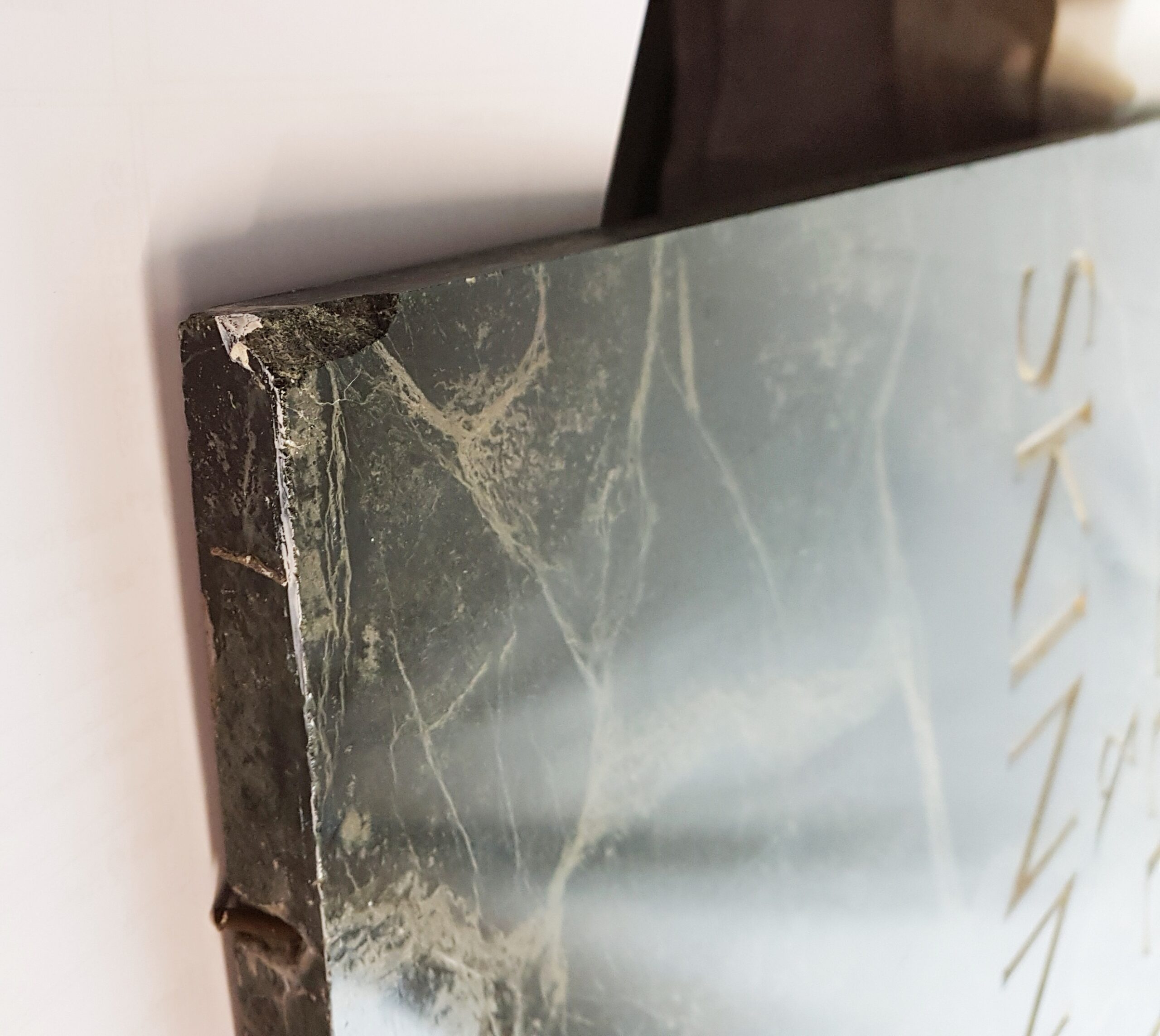 Lilley & Skinner Large Marble Shop Sign Circa 1950s - Image 5