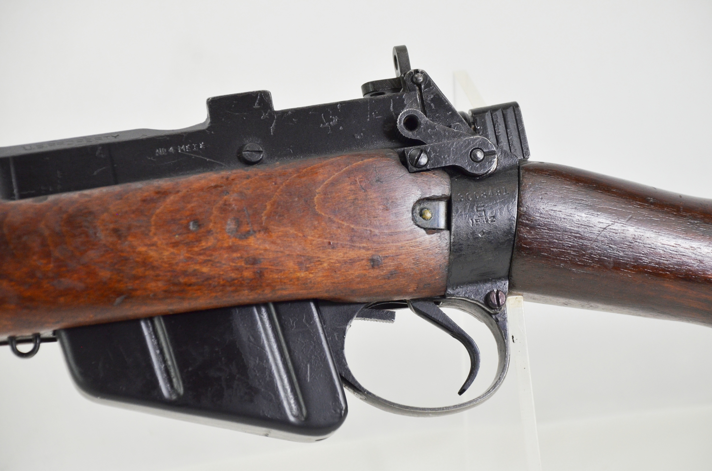 US Property Marked Lee Enfield By Savage WW2 No 4 MK I* Rifle- Deactivated - Image 4