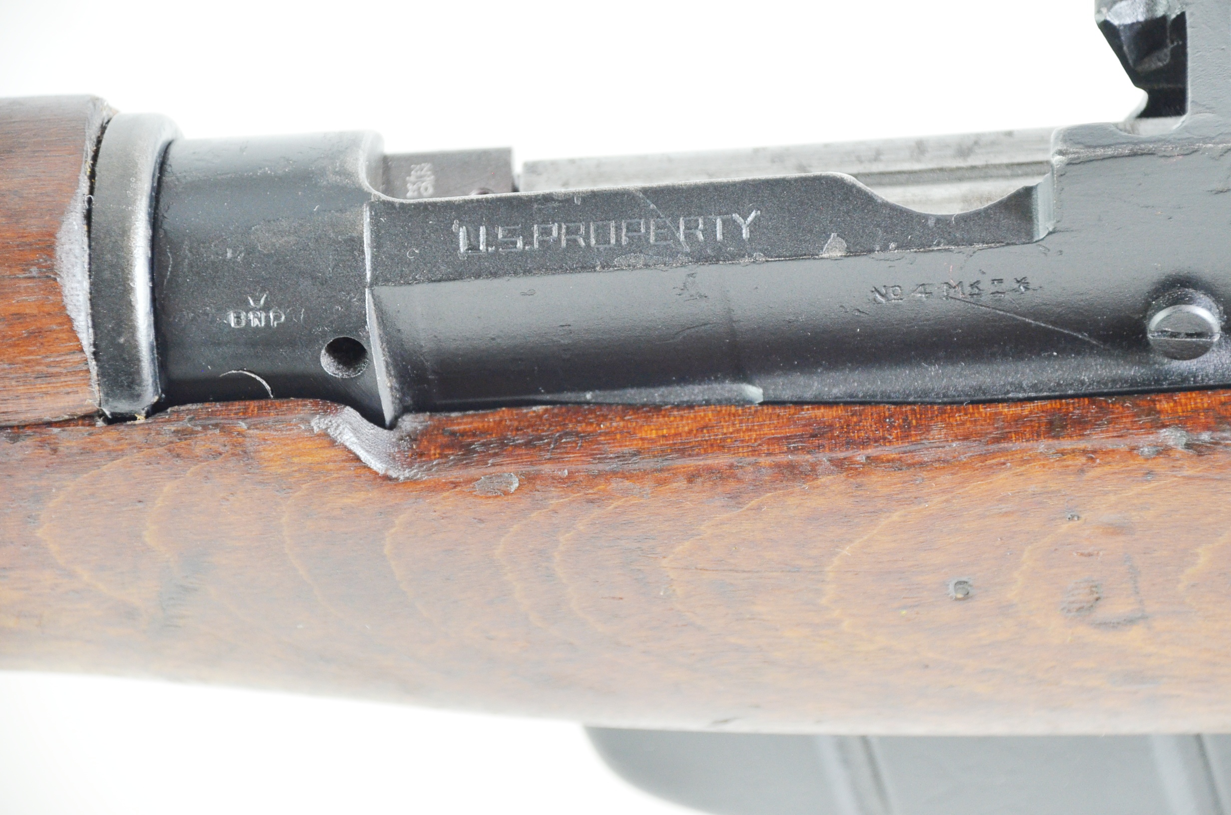 US Property Marked Lee Enfield By Savage WW2 No 4 MK I* Rifle- Deactivated - Image 5