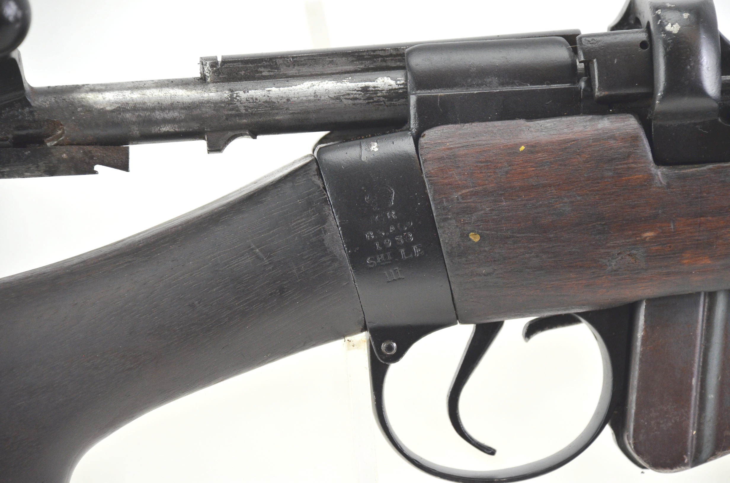 WW2 BSA SMLE No1 Mk III Deactivated Matching Numbers And Magazine Cut Off - Image 4