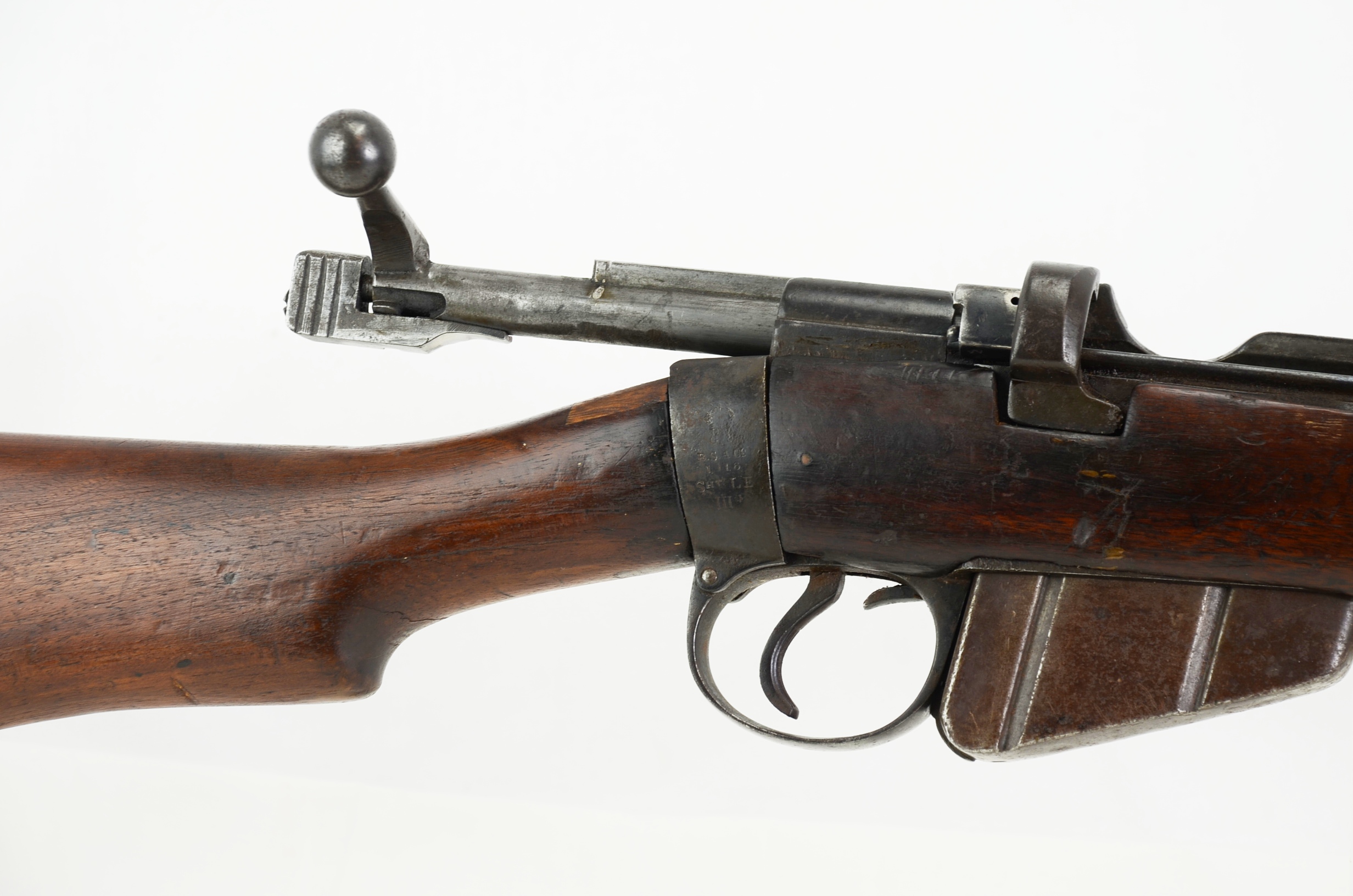 Original Early WW1 SMLE Made By BSA Deactivated Serial No 2944 - Image 8