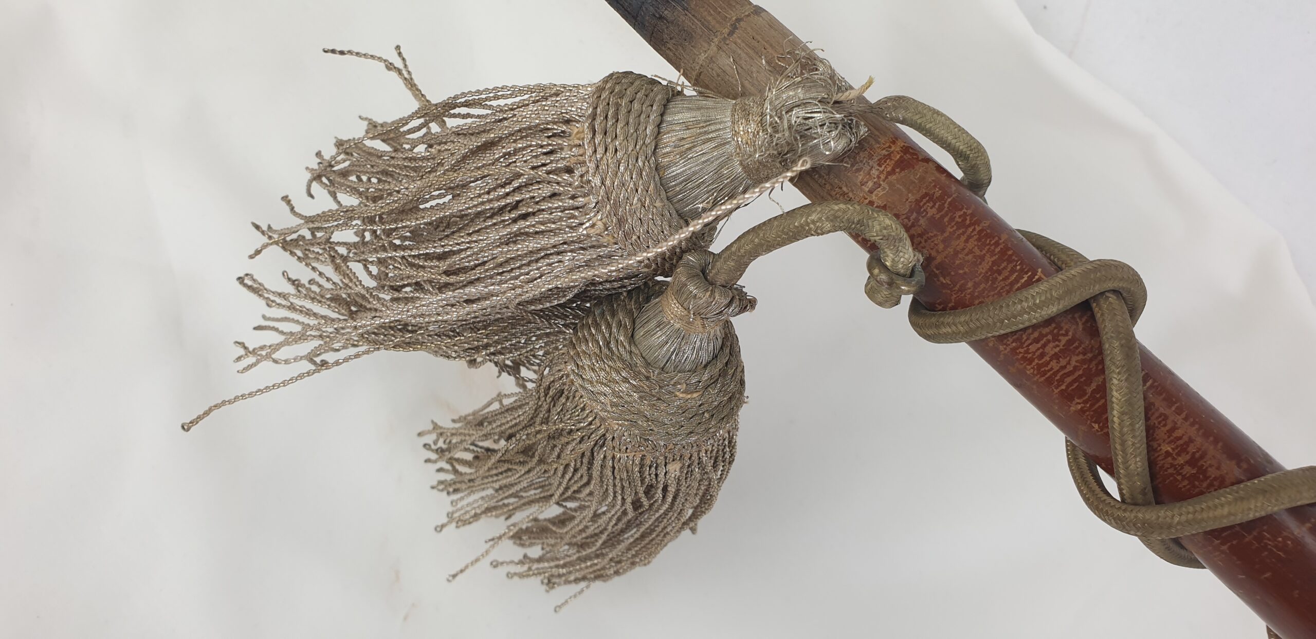 Early 20th Century Italian Drum Majors Band Mace with Order of the Seraphim Badge - Image 11