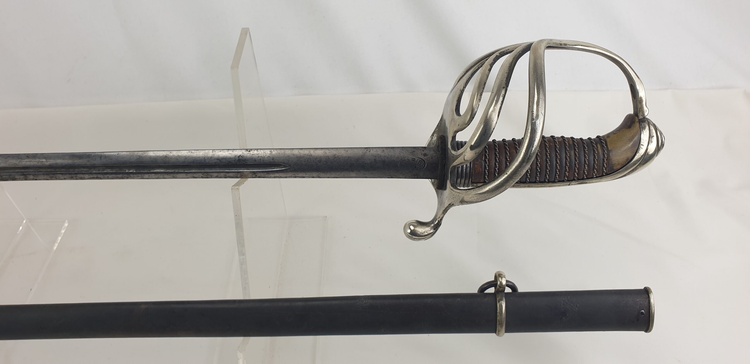 French Pattern 1882 Infantry Officer's Sword and Scabbard - Image 2