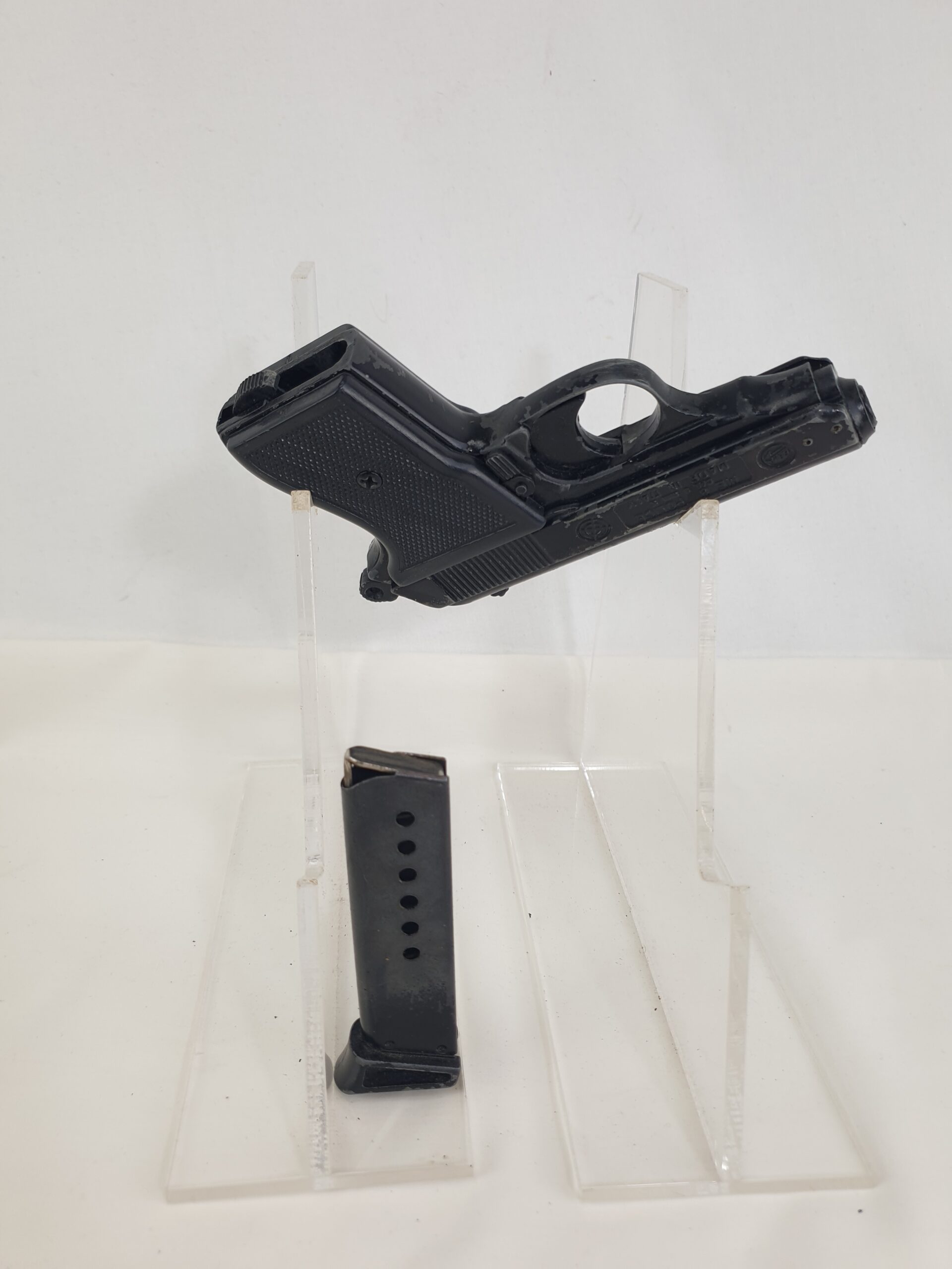 Italian Bruni ME8 Police Cal 8mm Blankfire Webley Import Model of a Walther PPK and Holster - Image 10