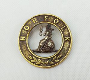 Norfolk Regiment Helmet Plate Centre