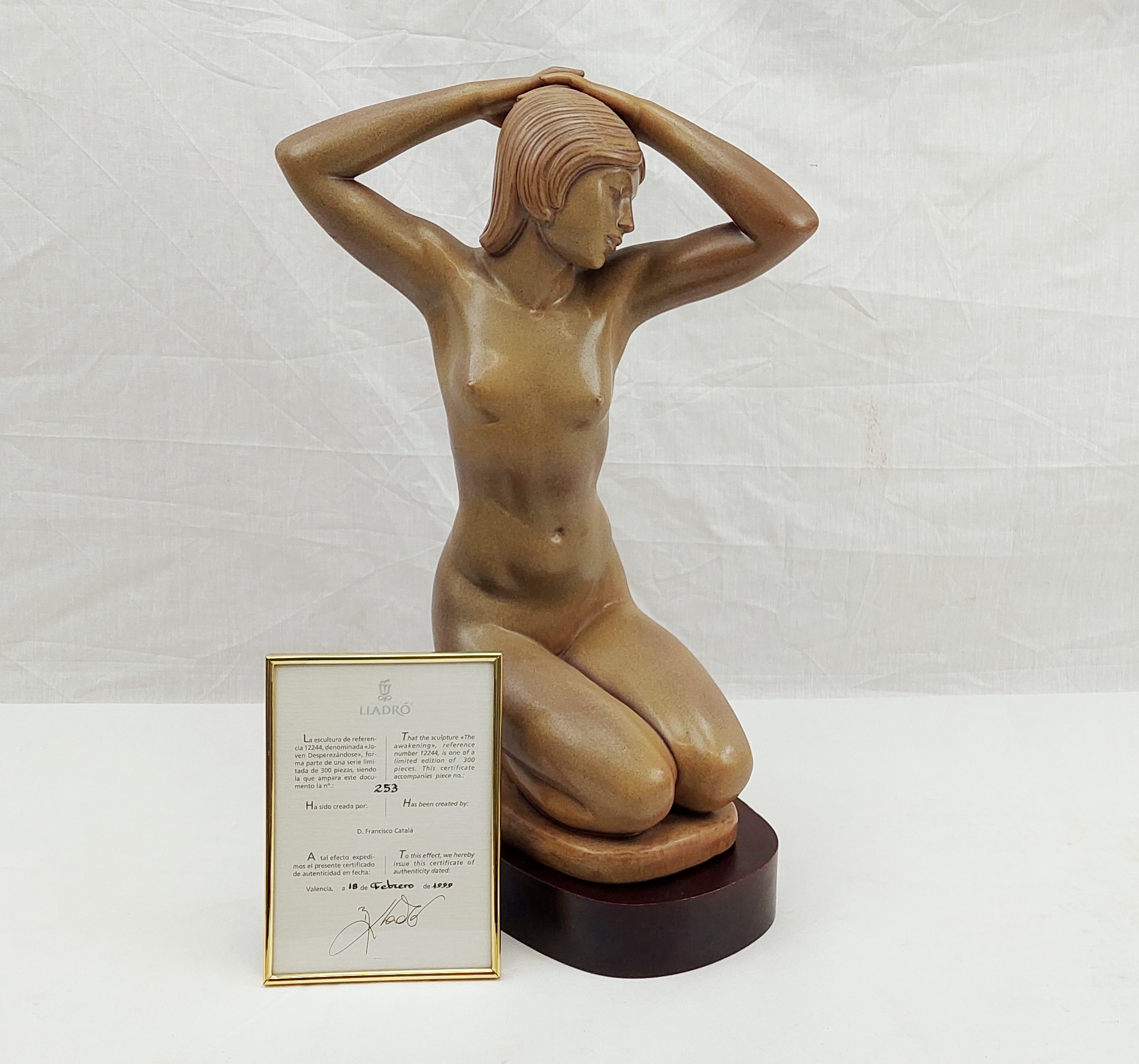 Large Lladro Porcelain Figurine No. 12244 ‘The Awakening’ Ltd Ed 253/300