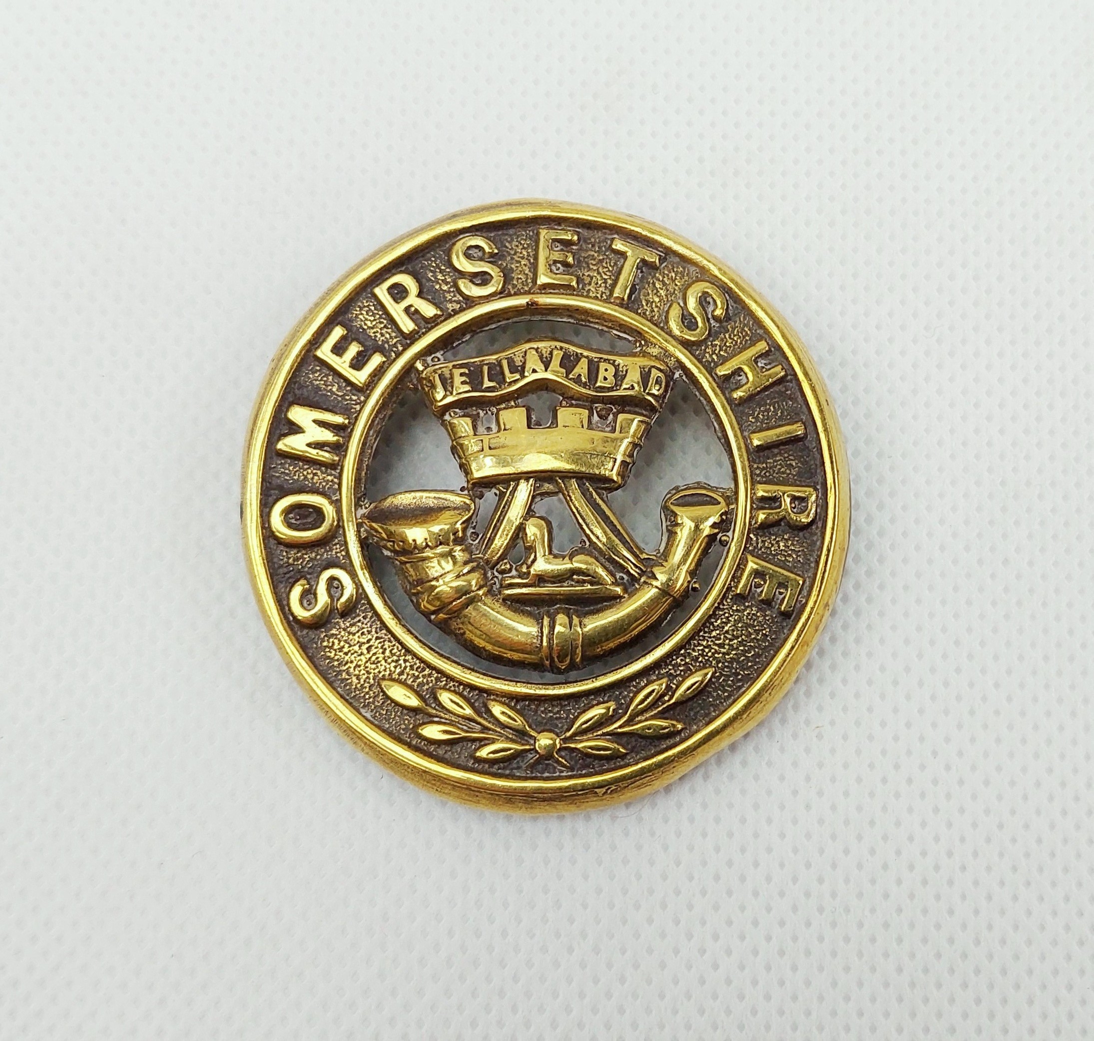 Somersetshire Regiment Helmet Plate Centre