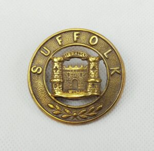 Suffolk Regiment Helmet Plate Centre