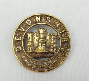 Devonshire Regiment Helmet Plate Centre