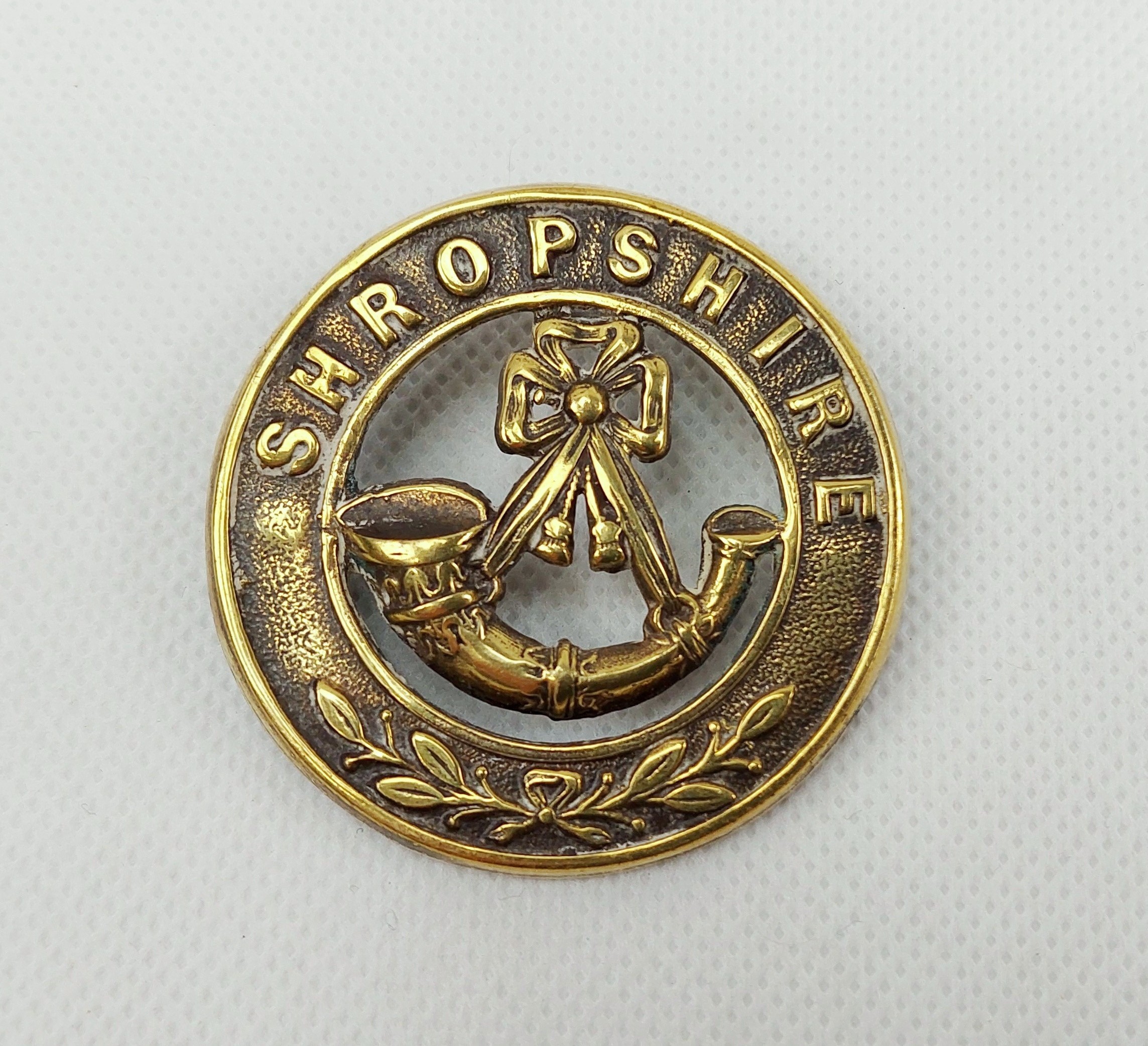 Shropshire Regiment Helmet Plate Centre
